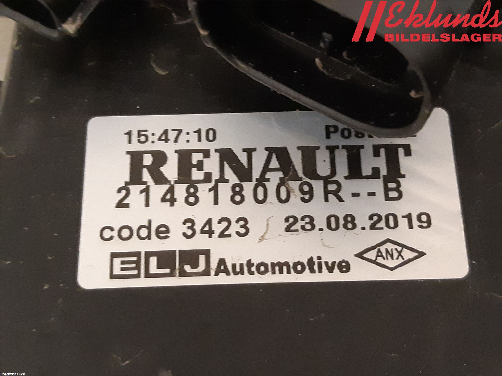 Renault CLIO IV 16-19 Kylfläkt El