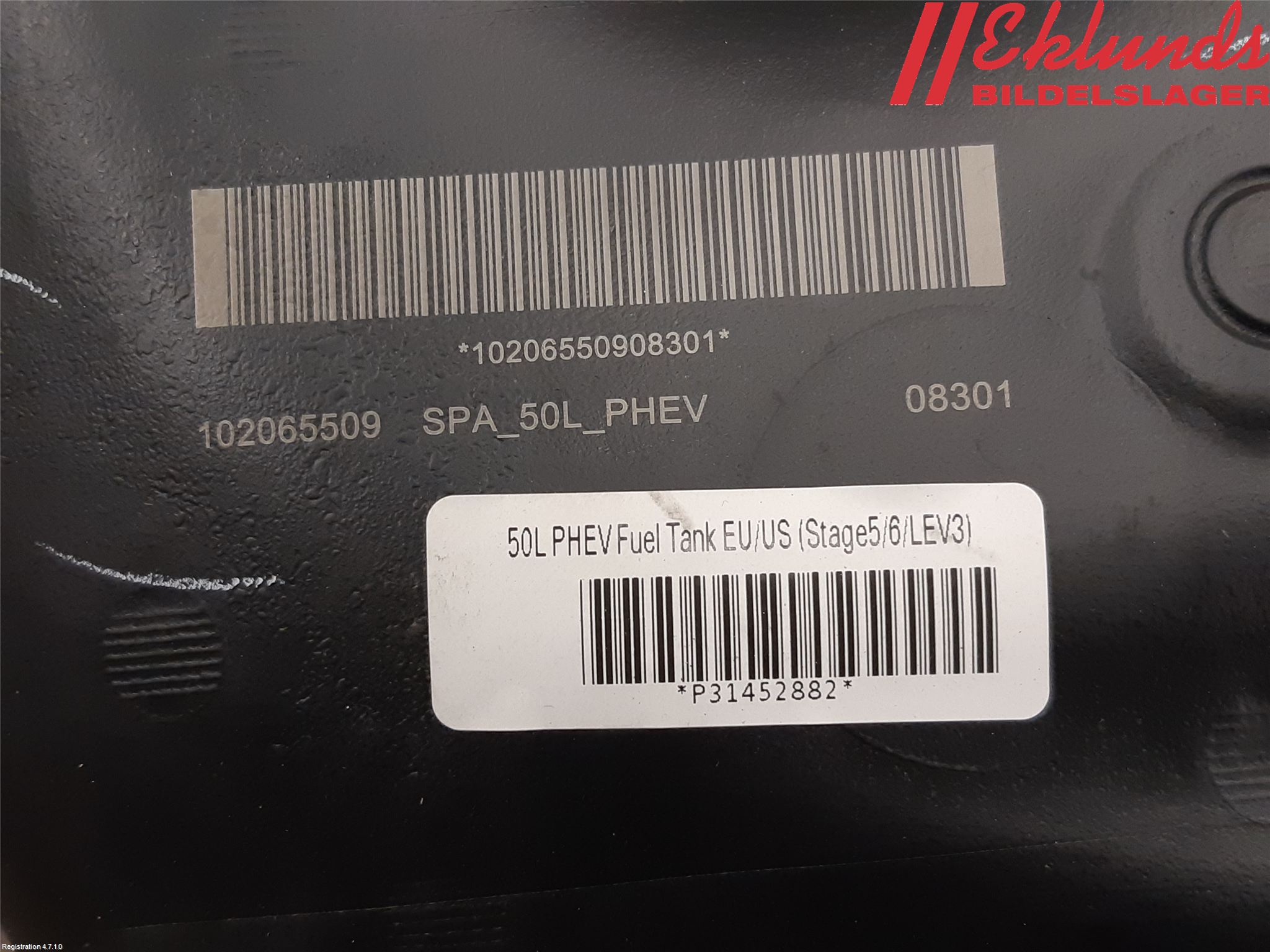 Volvo XC90/RECHARGE 16- Bränsletank