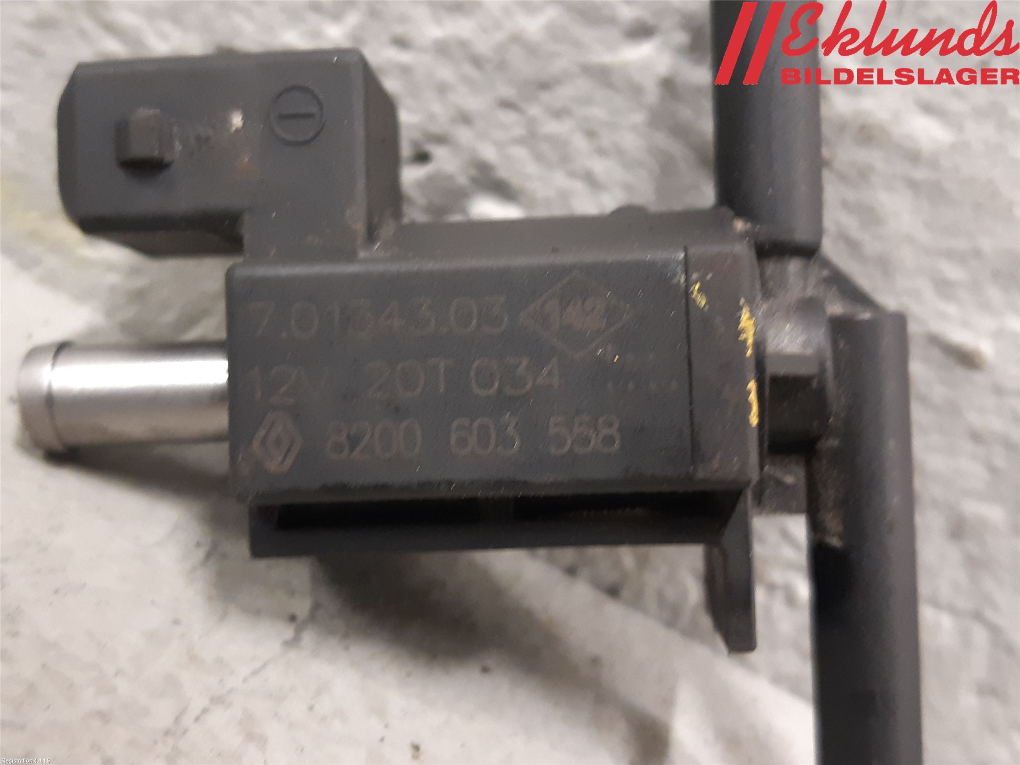 Dacia SANDERO/STEPWAY 13-20 Vakuumventil