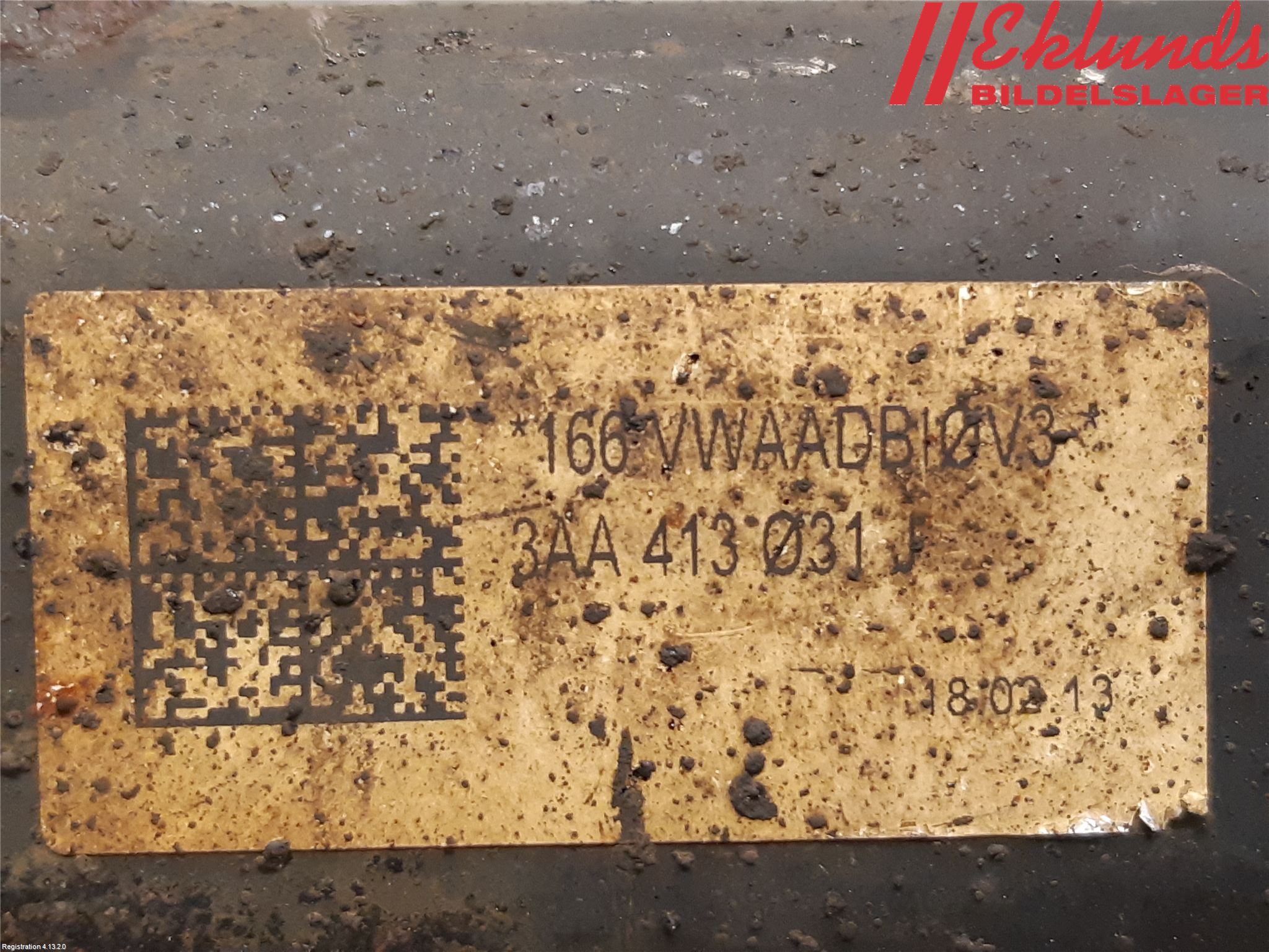 Volkswagen VW PASSAT 11-14 Fjäderben Fram Höger