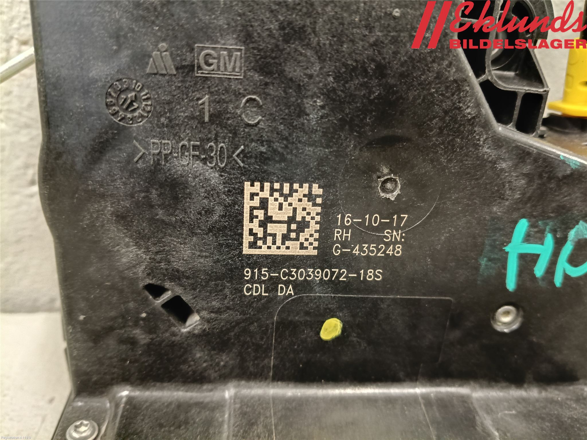 Opel ASTRA K 16-22 Låskista-Dörrlås