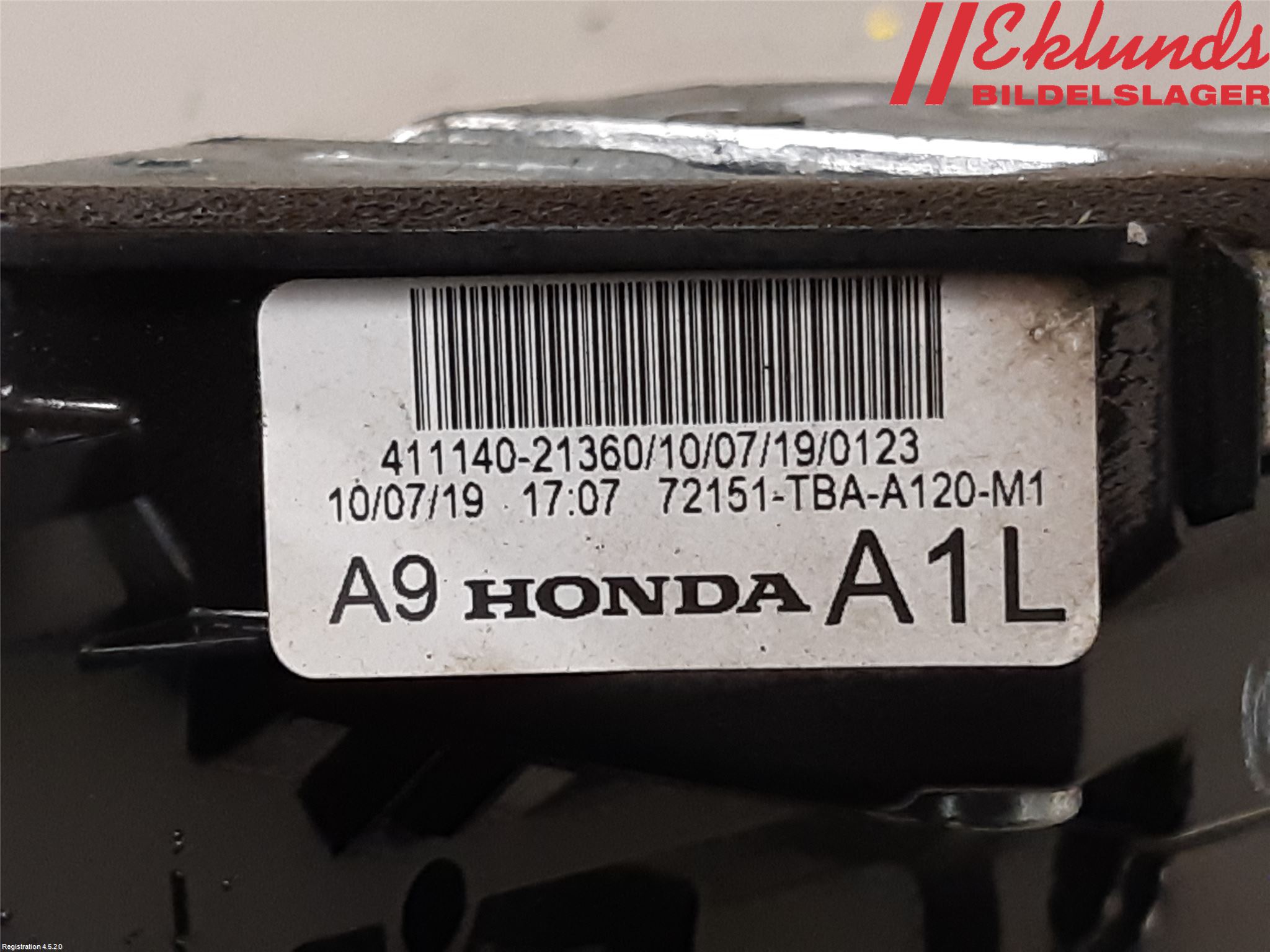 Honda CIVIC 17-22 Låskista-Dörrlås