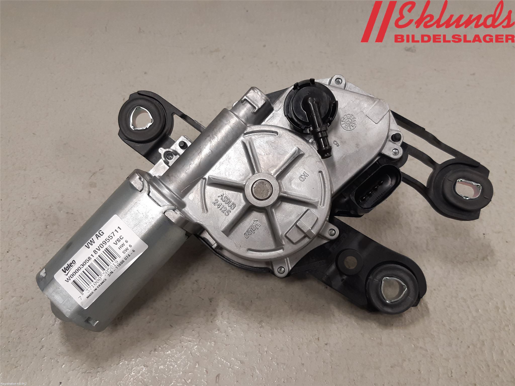 Audi A3/S3 8V 13-20 Torkarmotor Baklucka