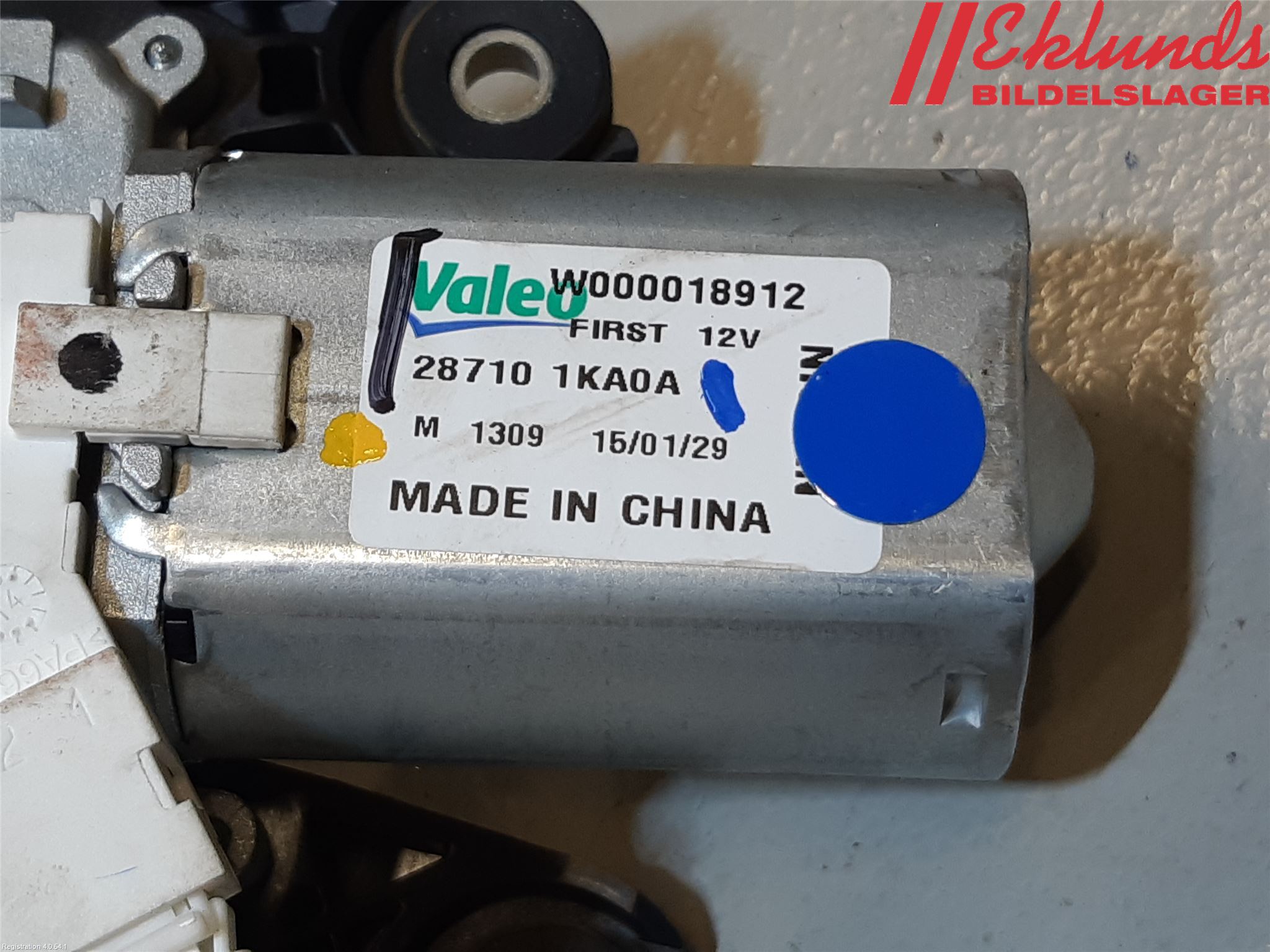 Nissan PULSAR Torkarmotor Baklucka