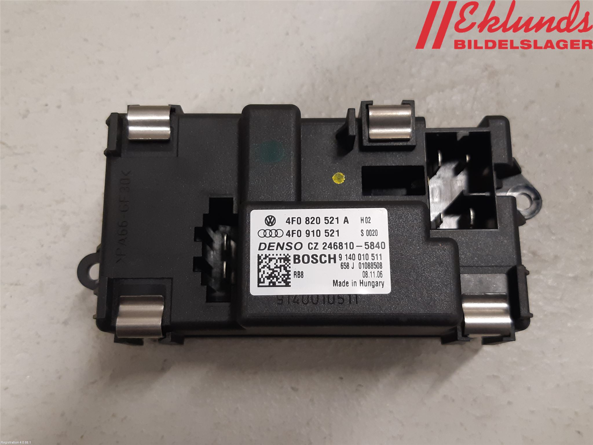 Audi A6/S6     05-11 Värmefläktsmotstånd