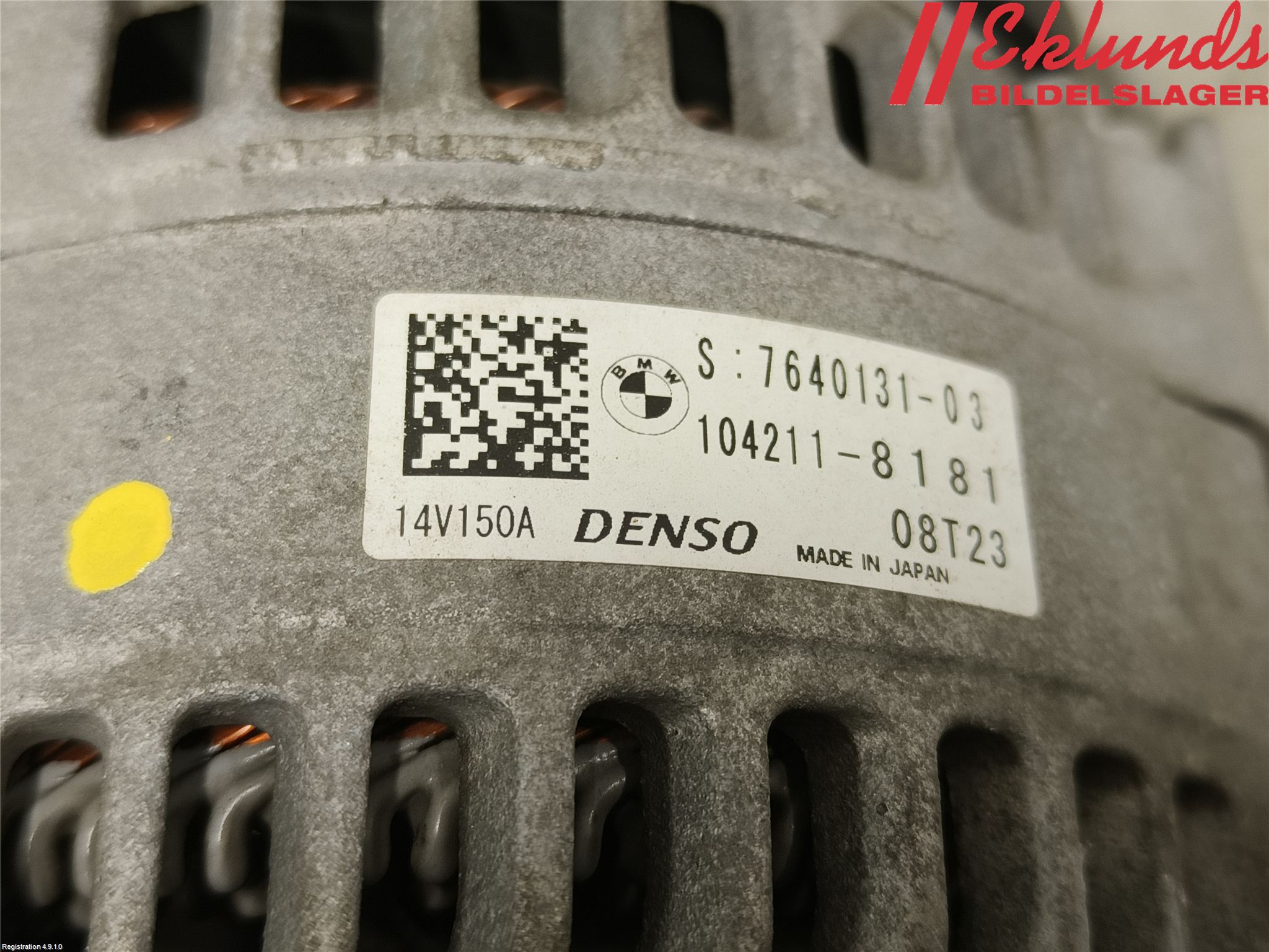 BMW 1 F20/F21 11-19 Generator