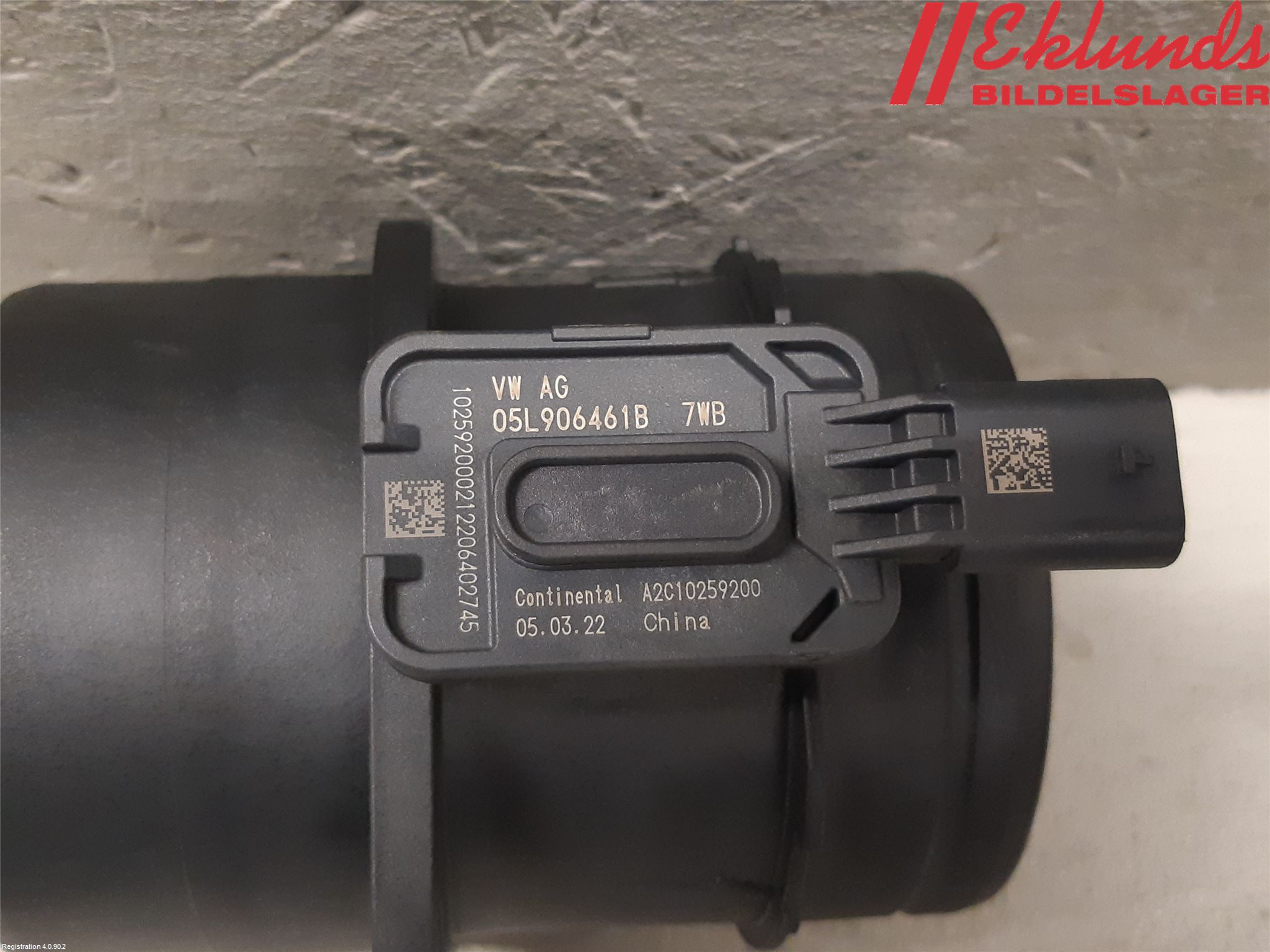 Volkswagen VW CADDY 21- Injluftmassamätare