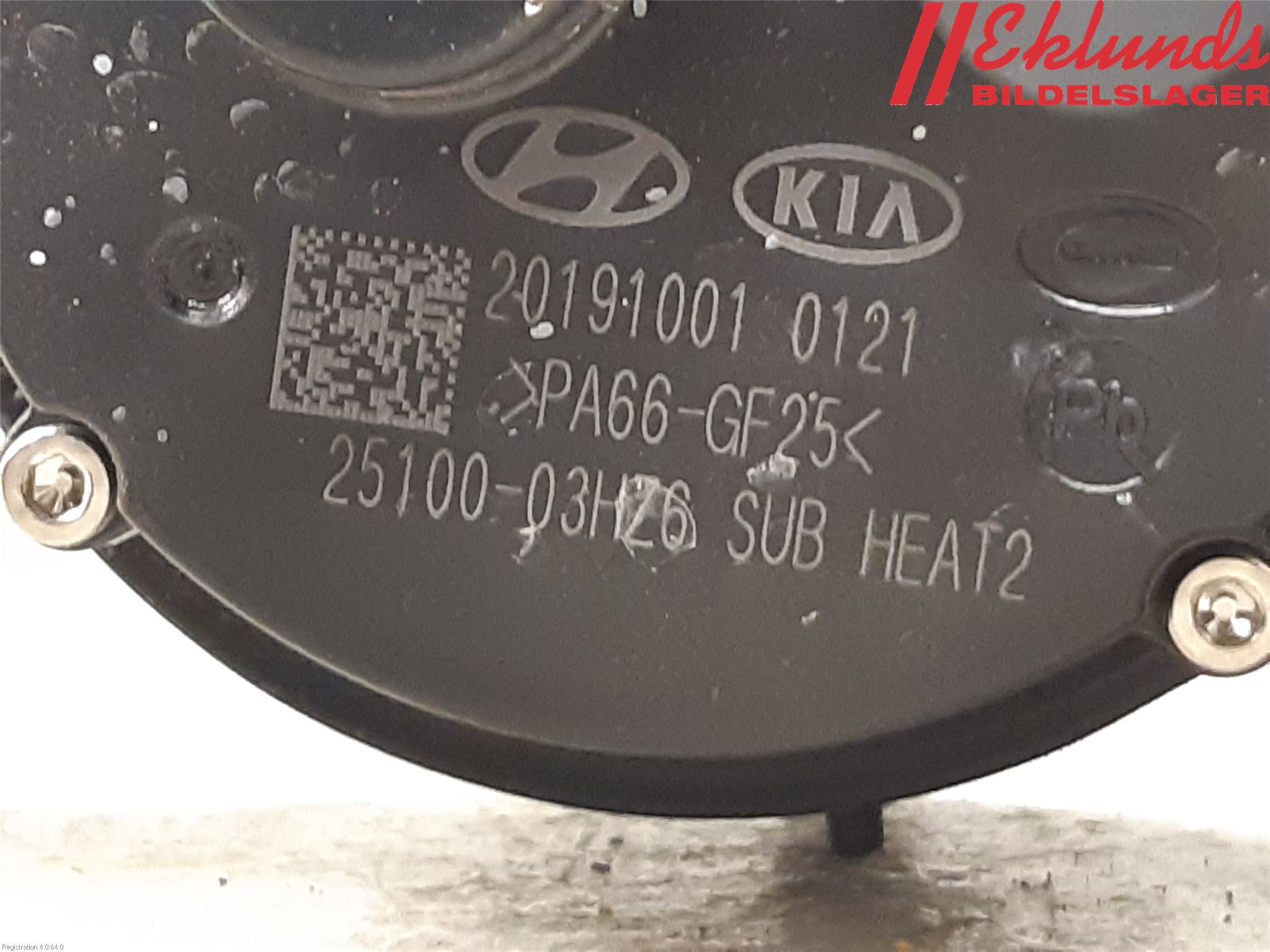 Kia NIRO (DE) 17-22 Vattenpump