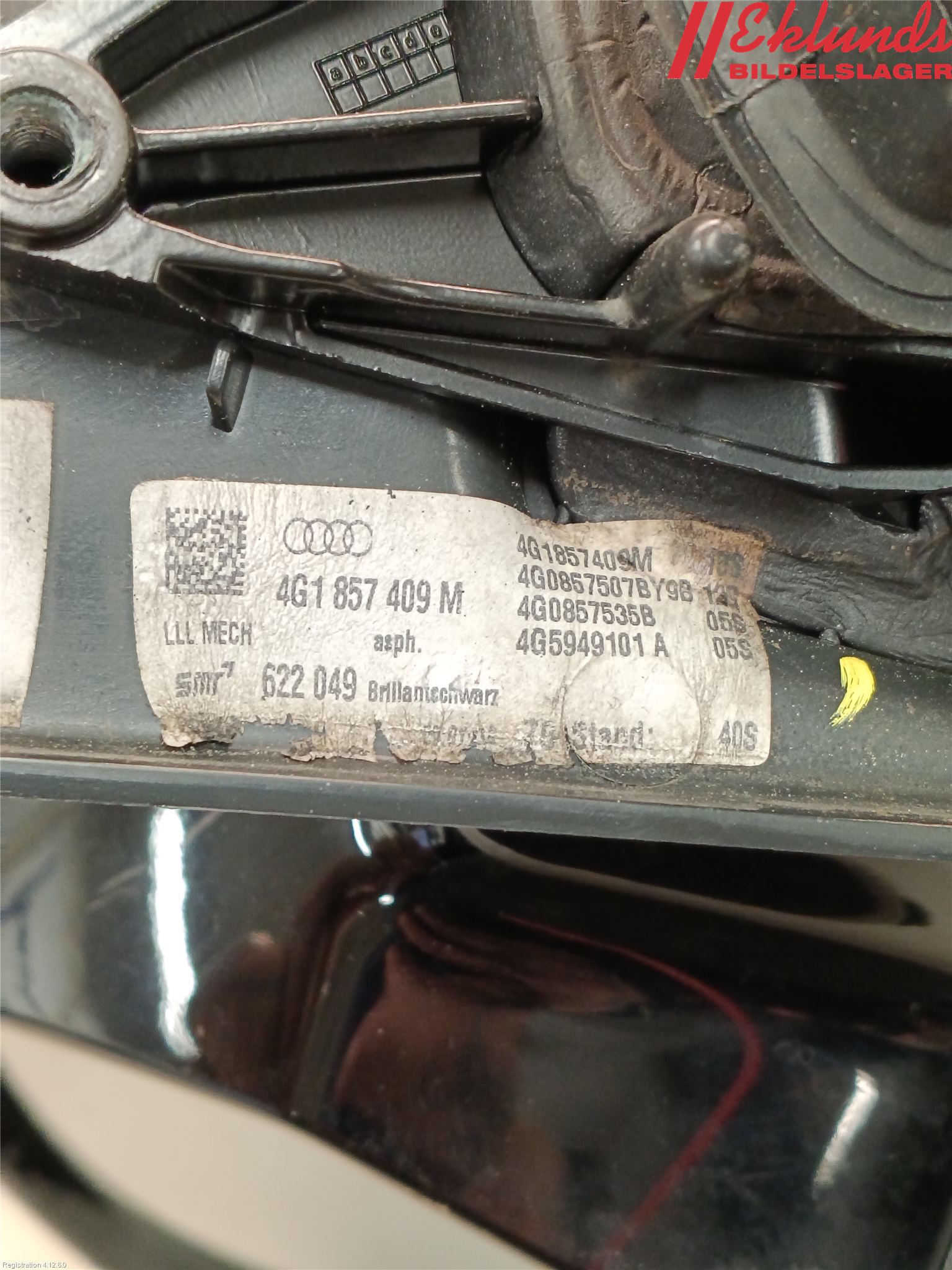 Audi A6/S6 4G 11-18 Spegel Yttre El Vä