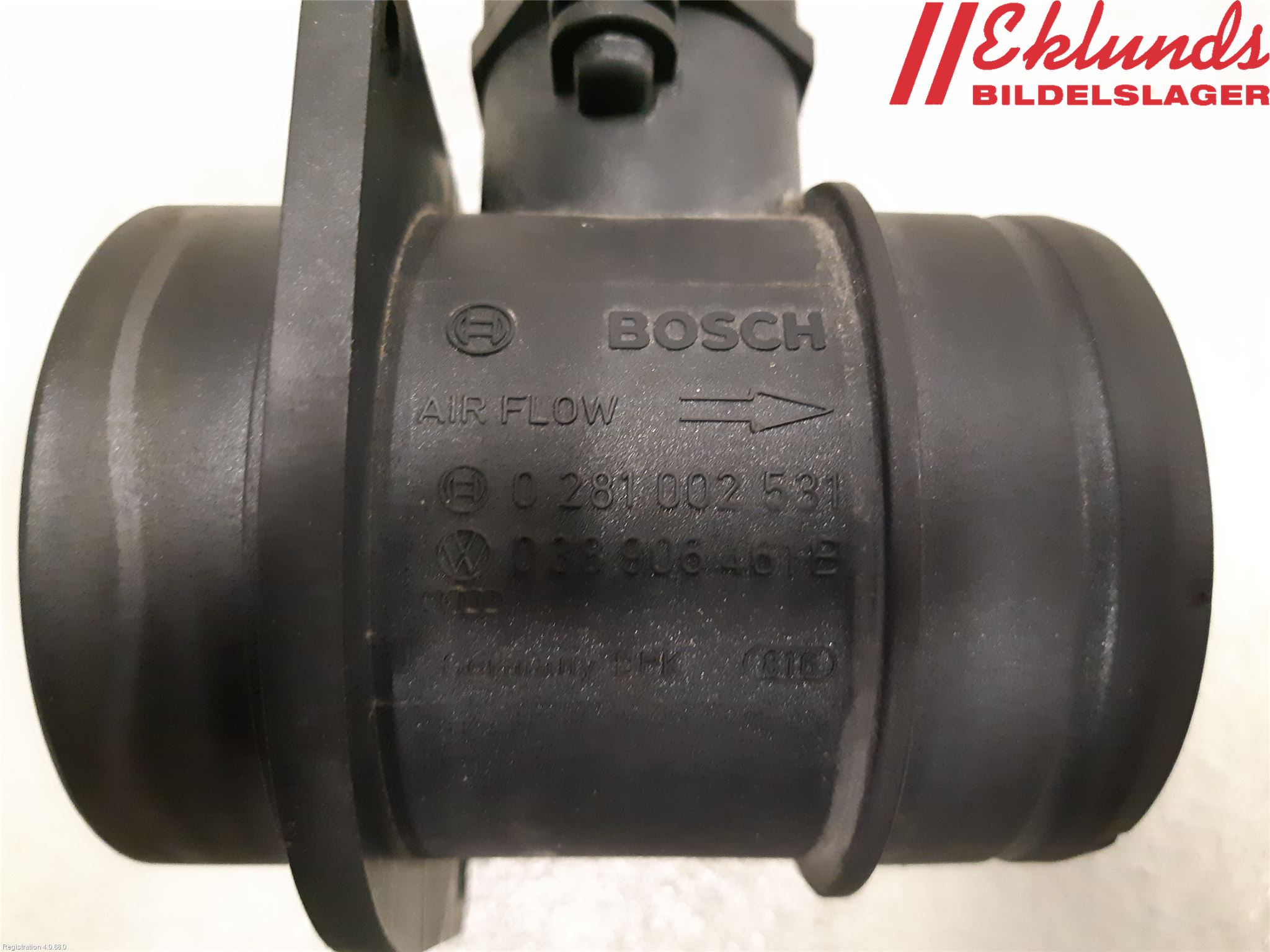 Volkswagen VW CADDY      04-10 Injluftmassamätare