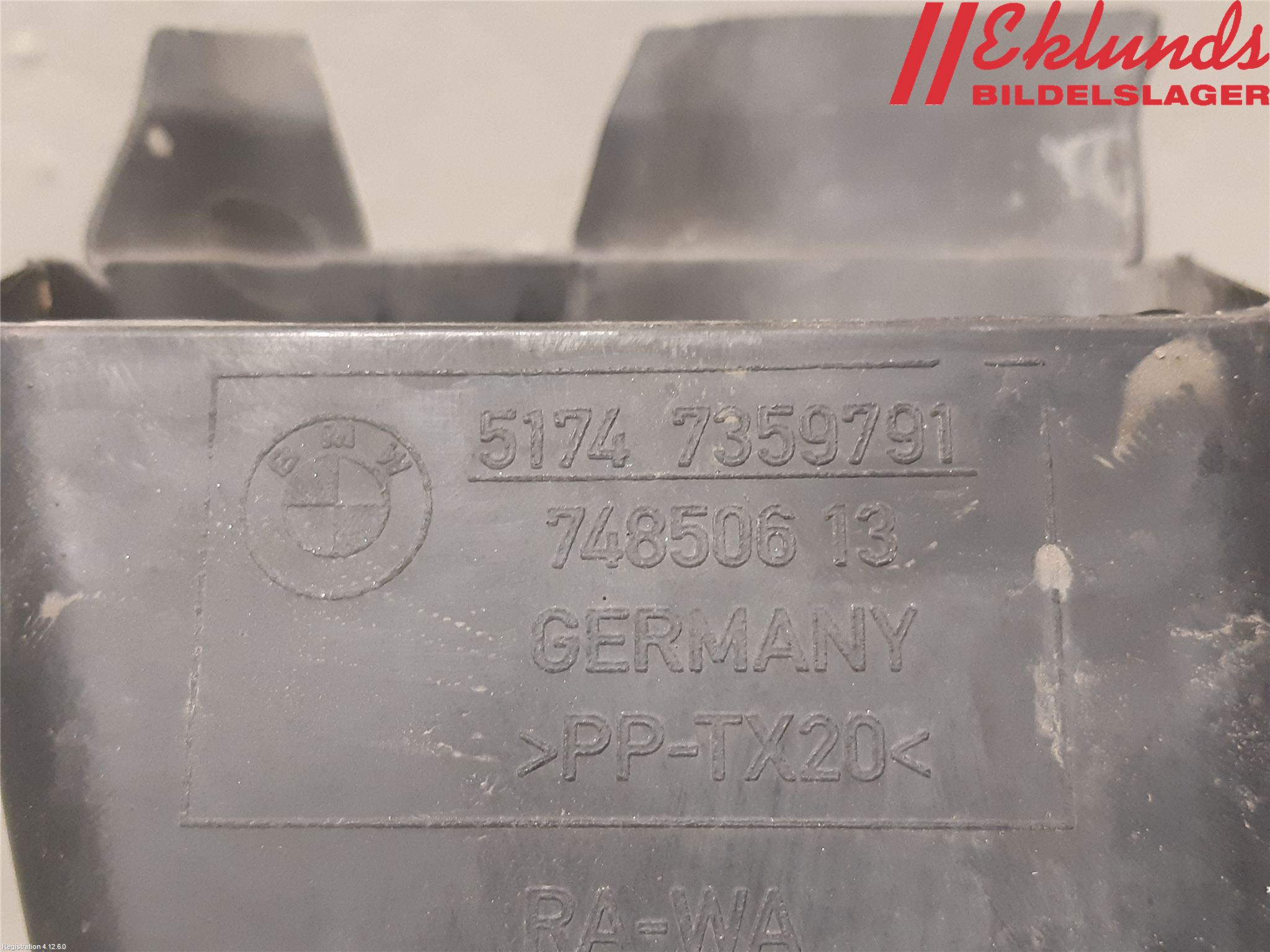 BMW 7 G11/G12 15-22 Deflektor Plåt-Plast Kylning