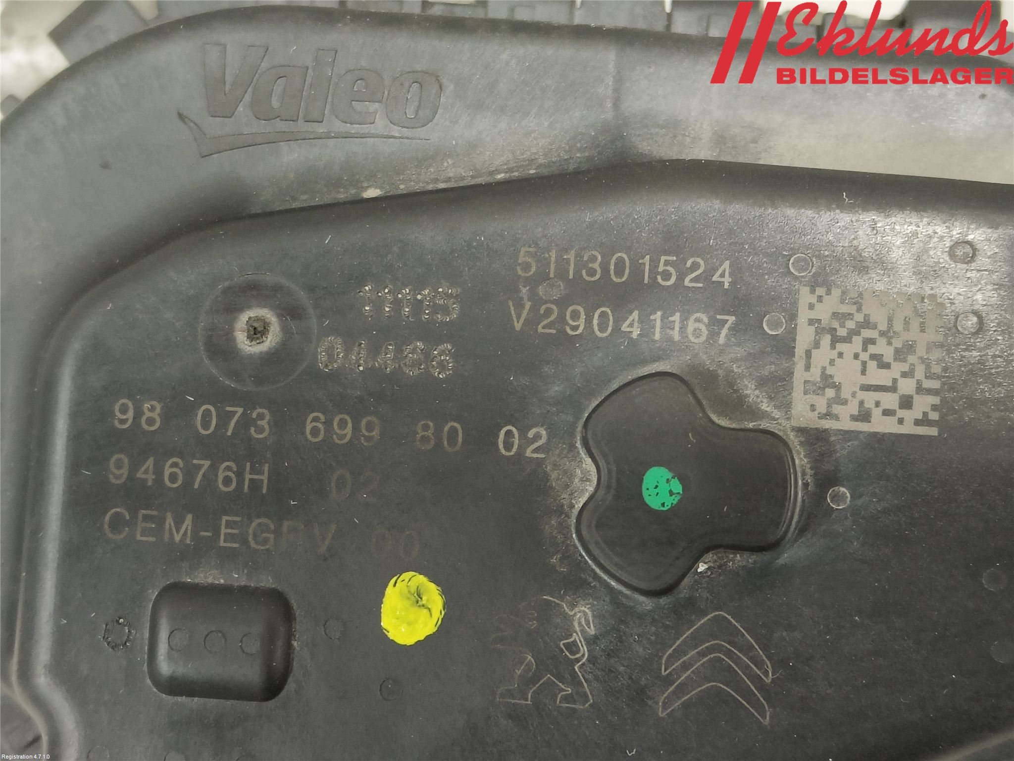 Peugeot PARTNER 16-18 Egr Ventil