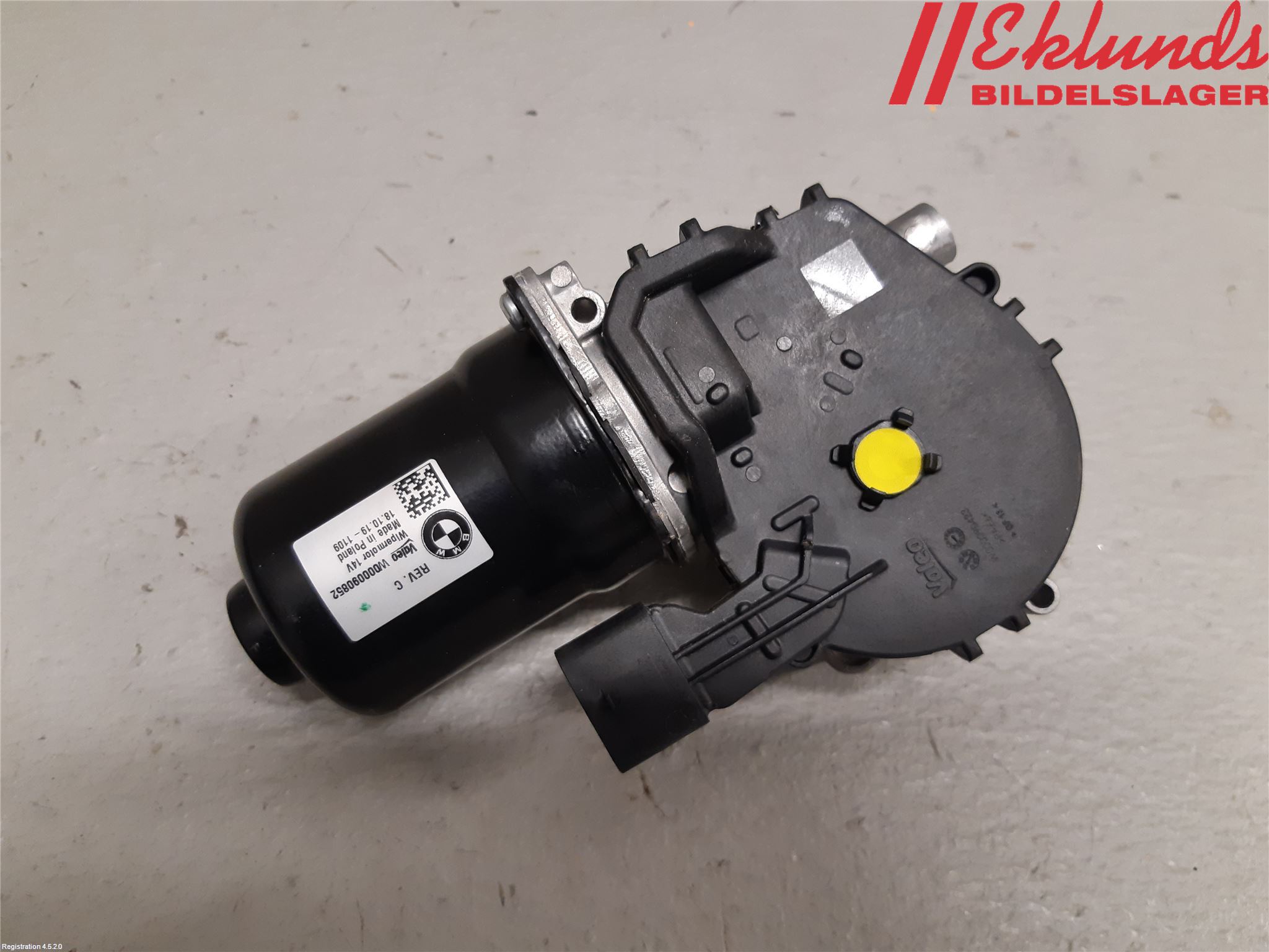 BMW 3 G20/G21/G80/G81 19- Torkarmotor Vindruta