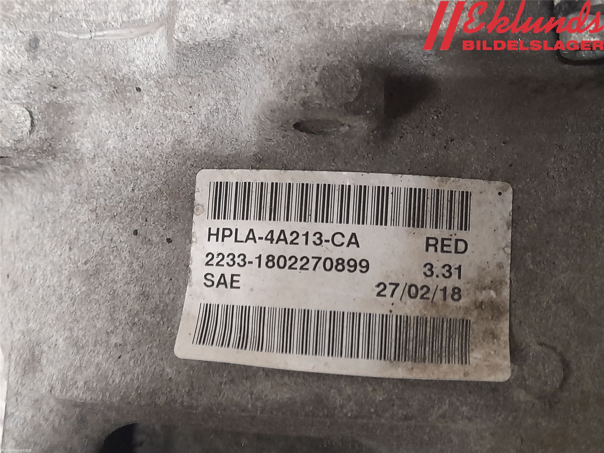 Landrover RANGE ROVER (L405) 13-21 Bakväxel-Diff