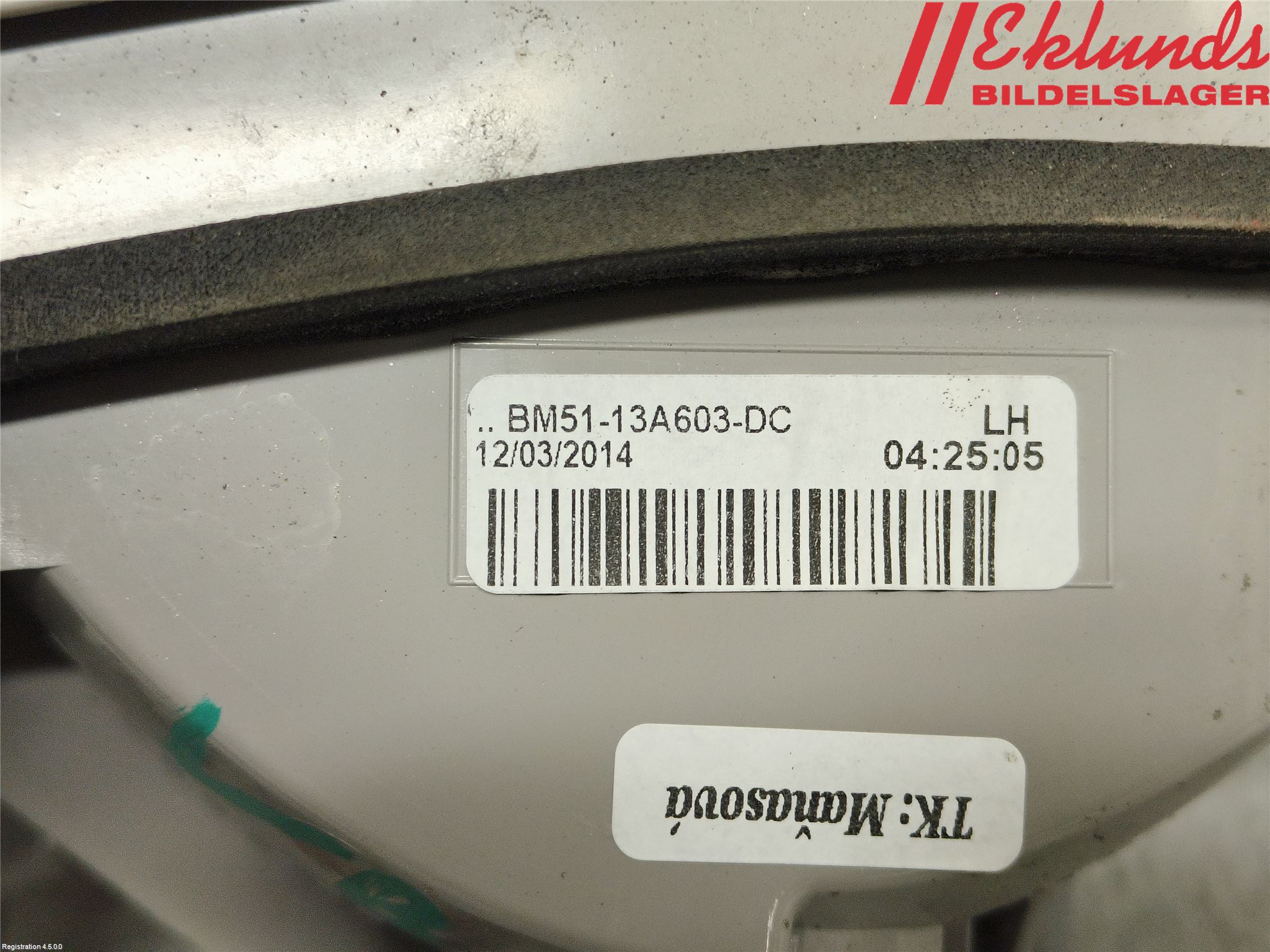 Ford FOCUS 11-14 Bakljus Lucka Vä