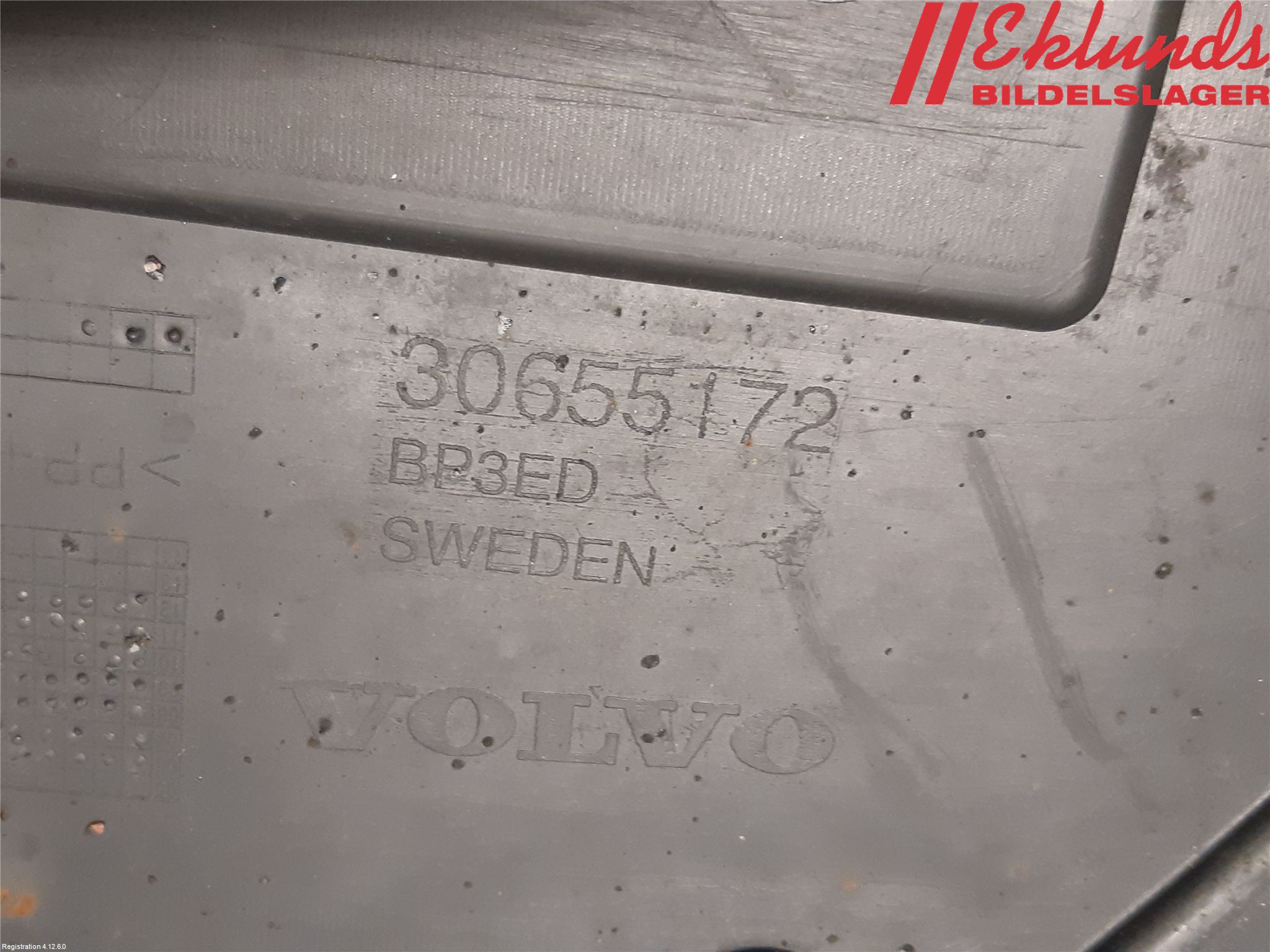 Volvo V70 08-13 Hasplåt Plåt-Plast