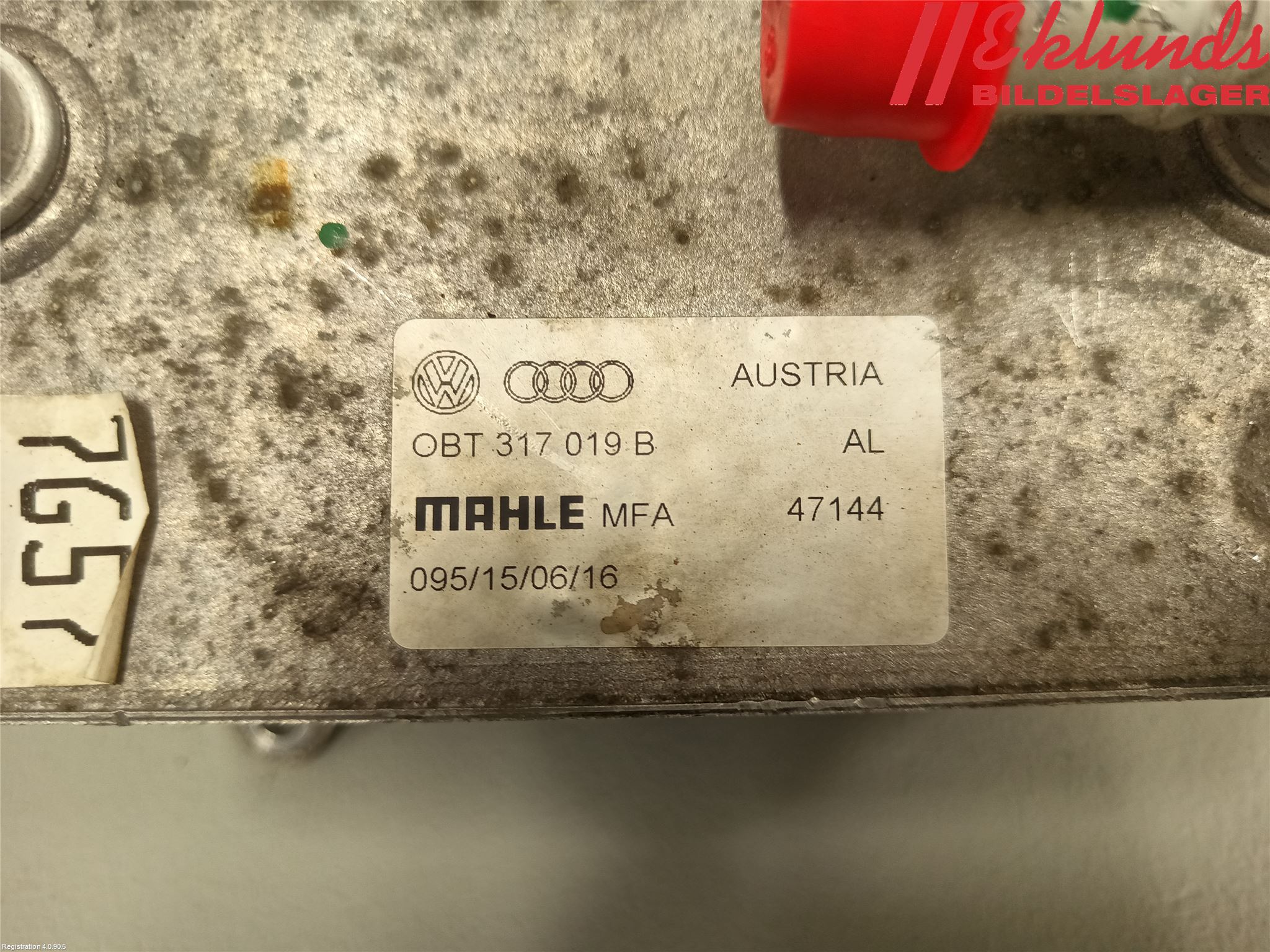 Volkswagen VW TRANSP/CARAVELLE (T6) 16-22 Oljekylare Automat