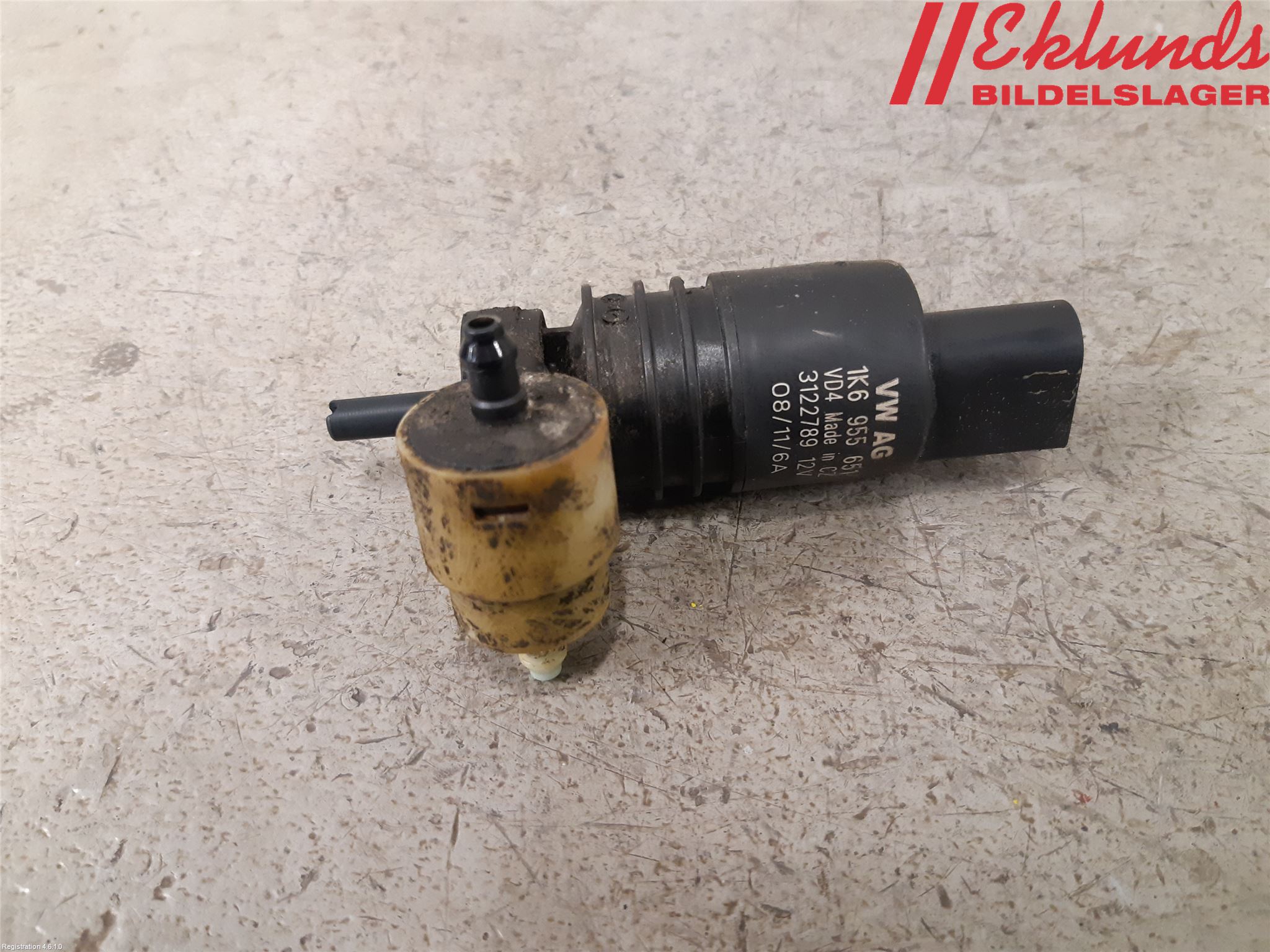 Volkswagen VW PASSAT 11-14 Spolarpump Vindruta