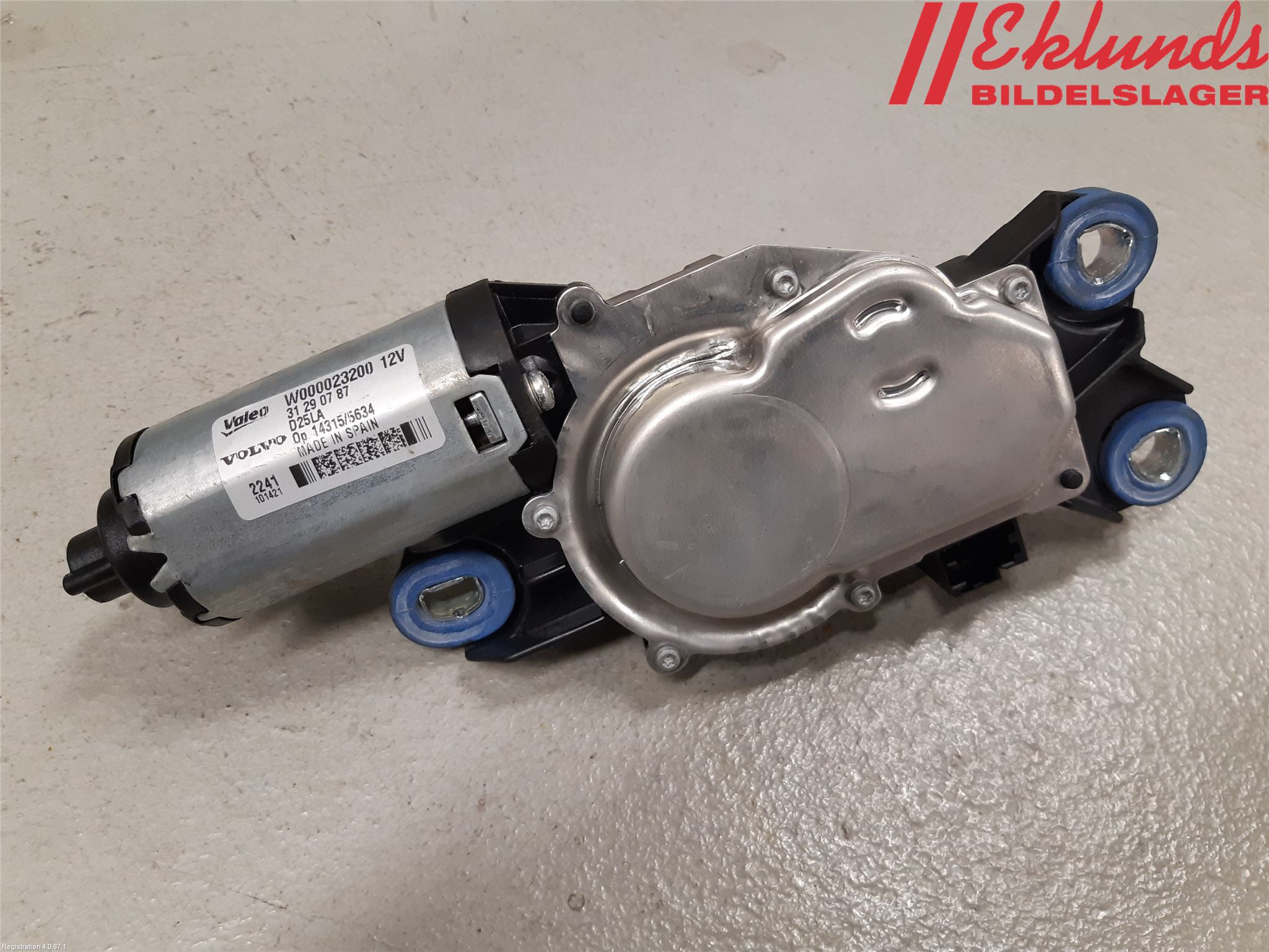 Volvo V70 08-13 Torkarmotor Baklucka