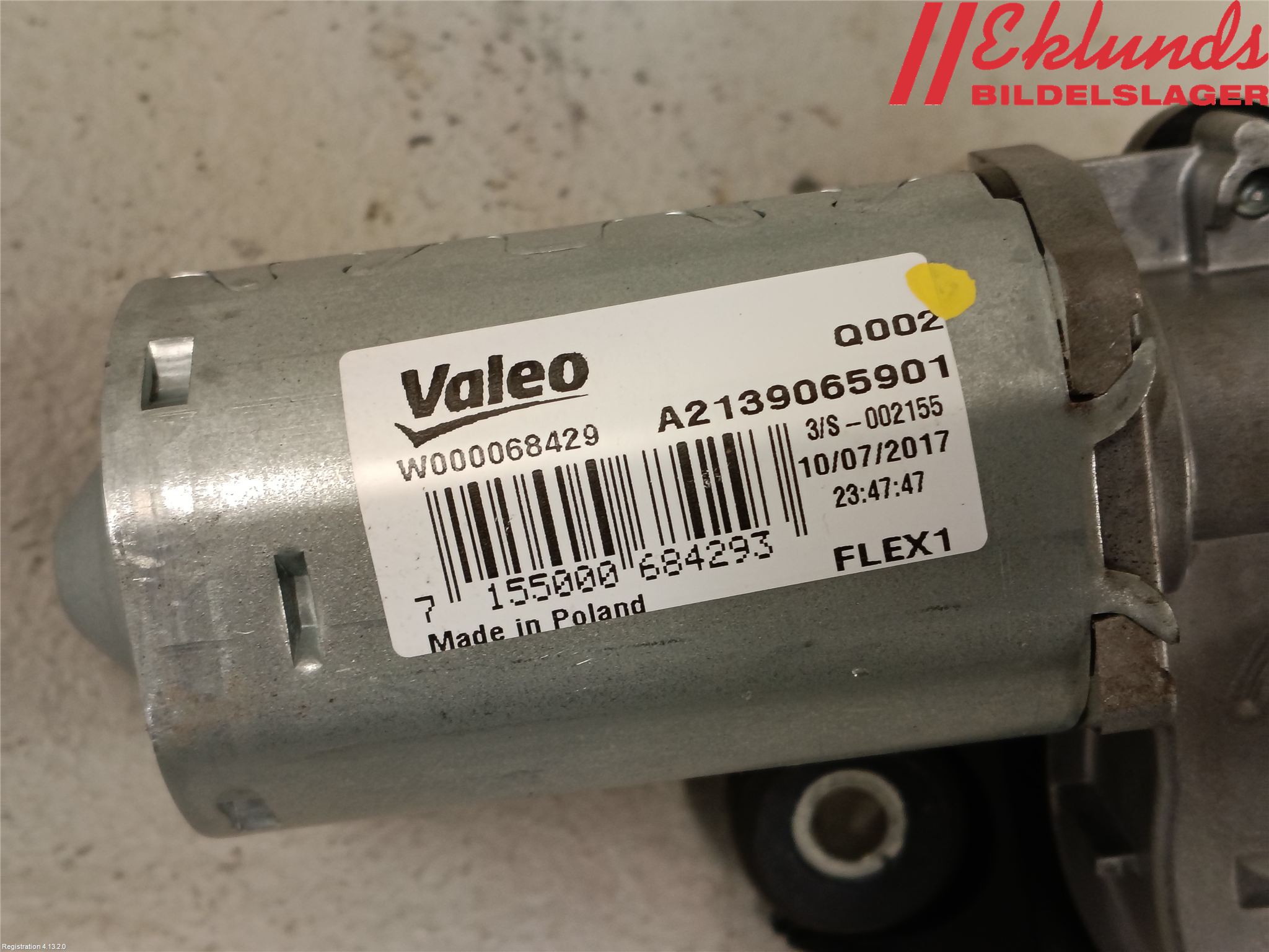 Mercedes-Benz MB E-KLASS (W213) 16-23 Torkarmotor Baklucka
