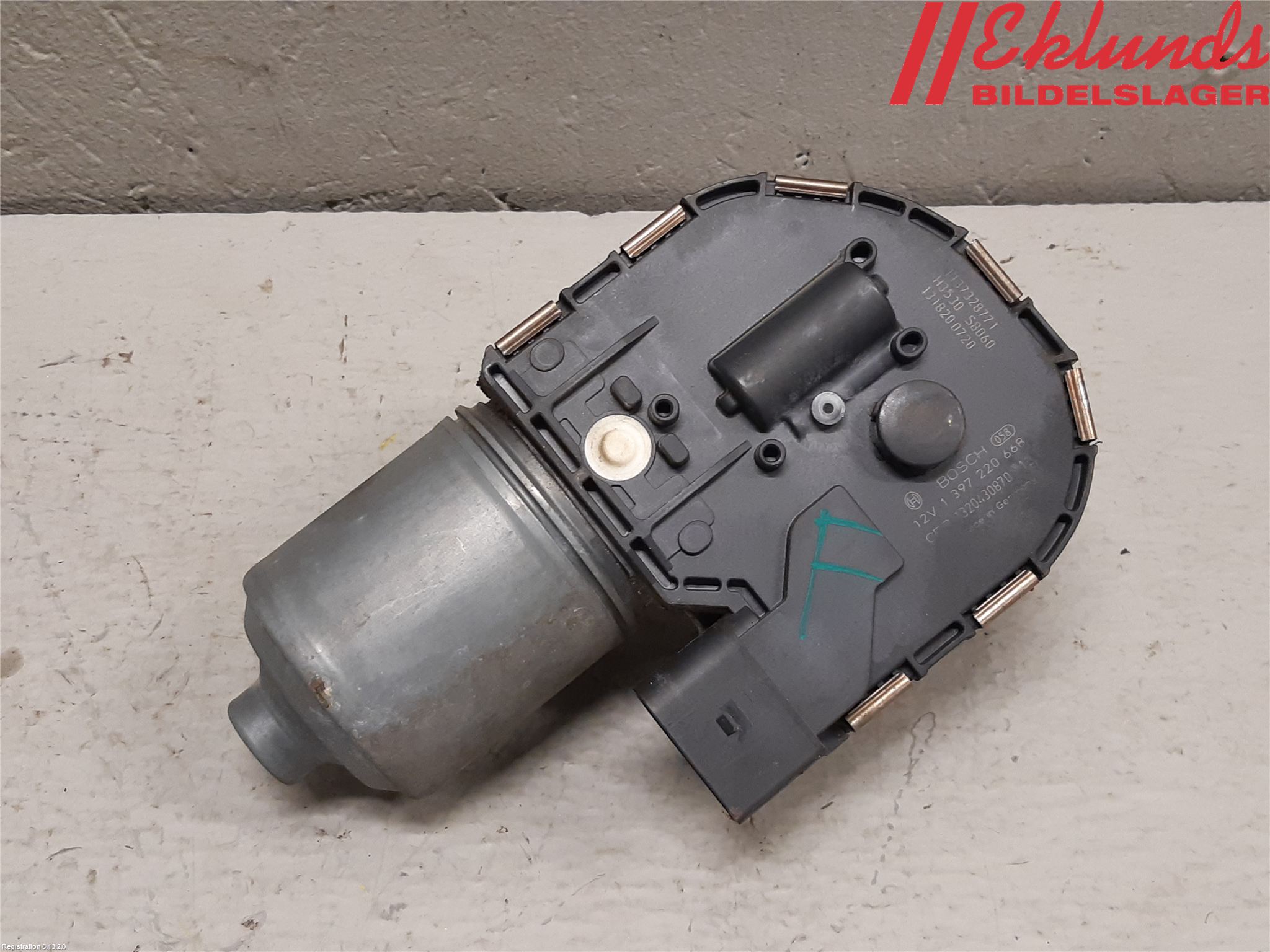 Volvo V70 14-16 Torkarmotor Vindruta