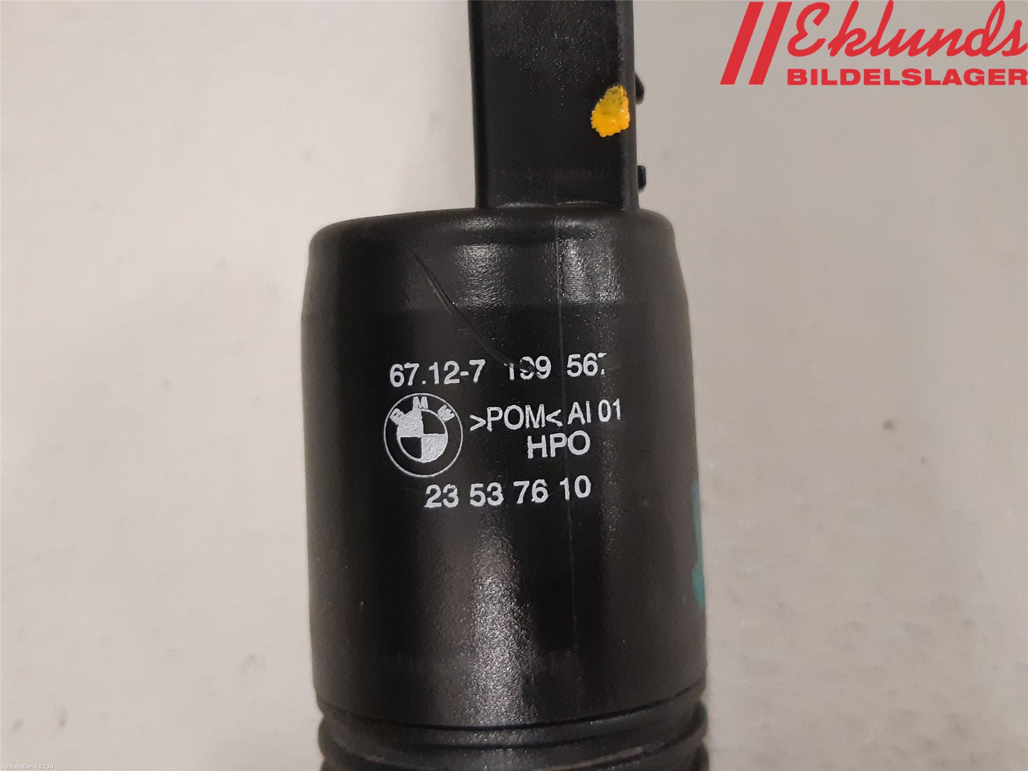 BMW 3 E90/91 SED/TOU 05-12 Spolarpump Baklucka