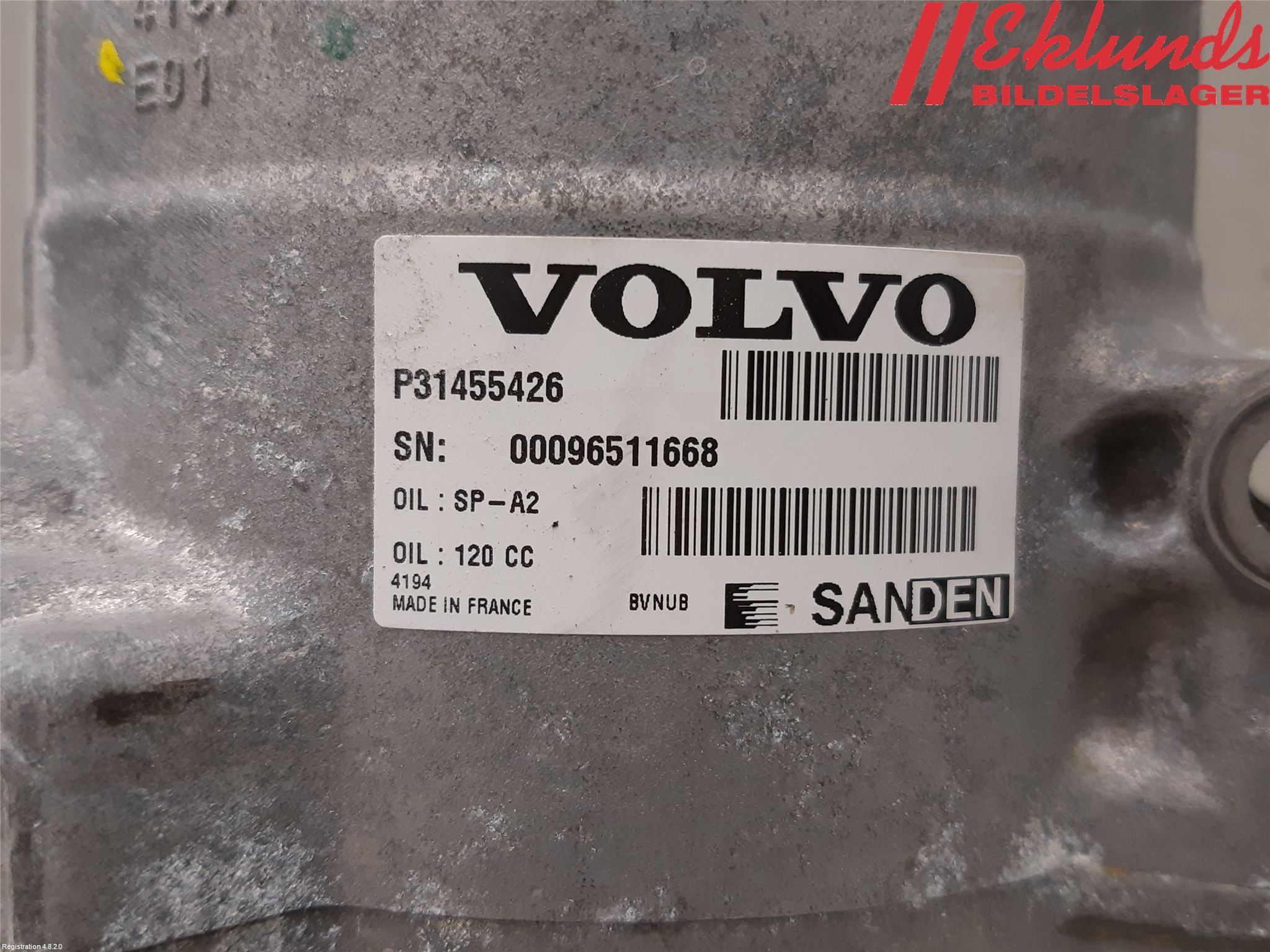 Volvo XC90/RECHARGE 16- Ac Kompressor