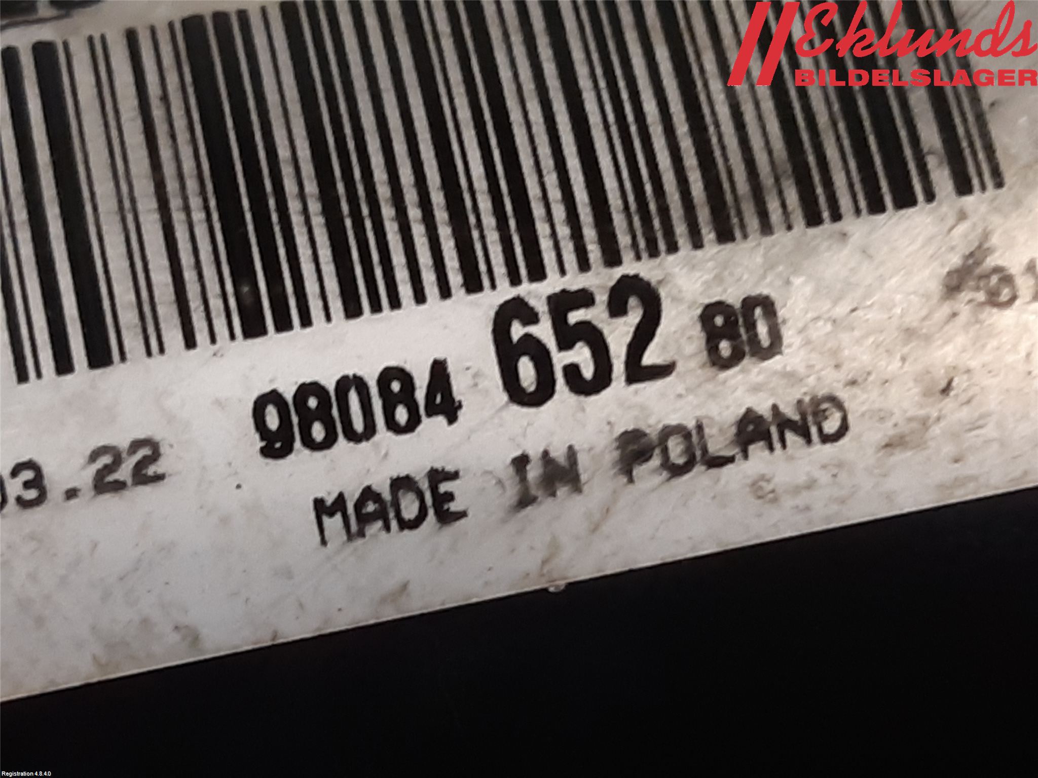 Citroen JUMPY/E-JUMPY 16- Torkarmotor Vindruta