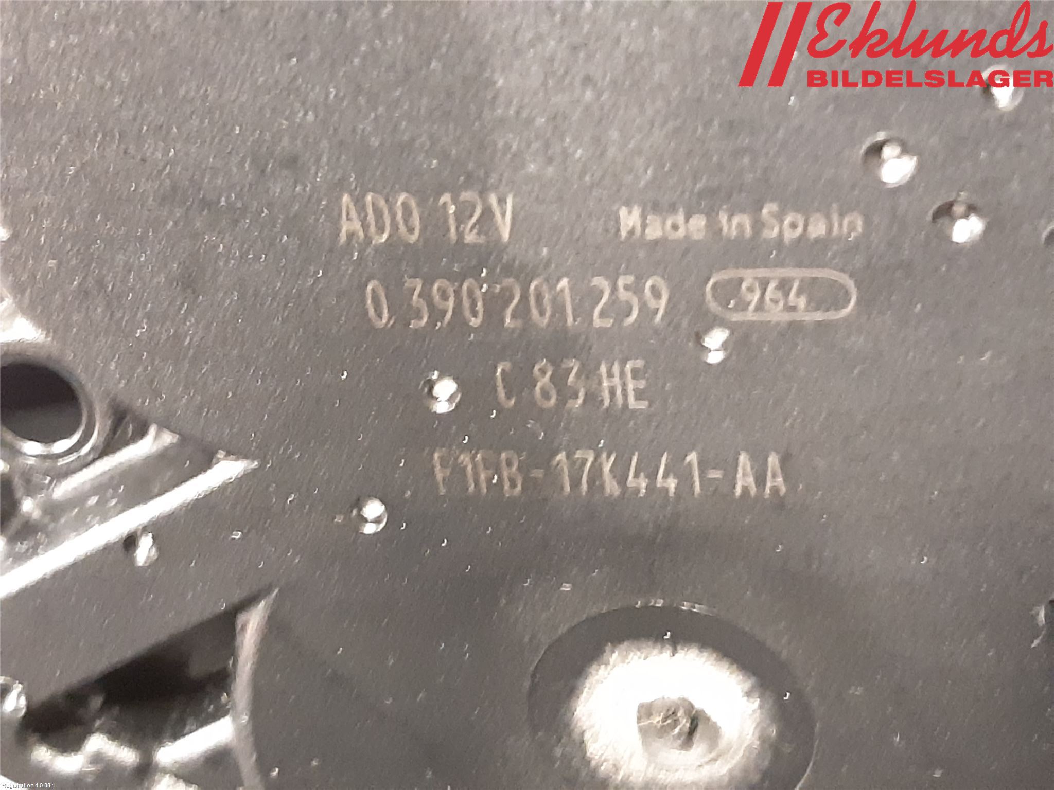 Ford FOCUS 15-18 Torkarmotor Baklucka