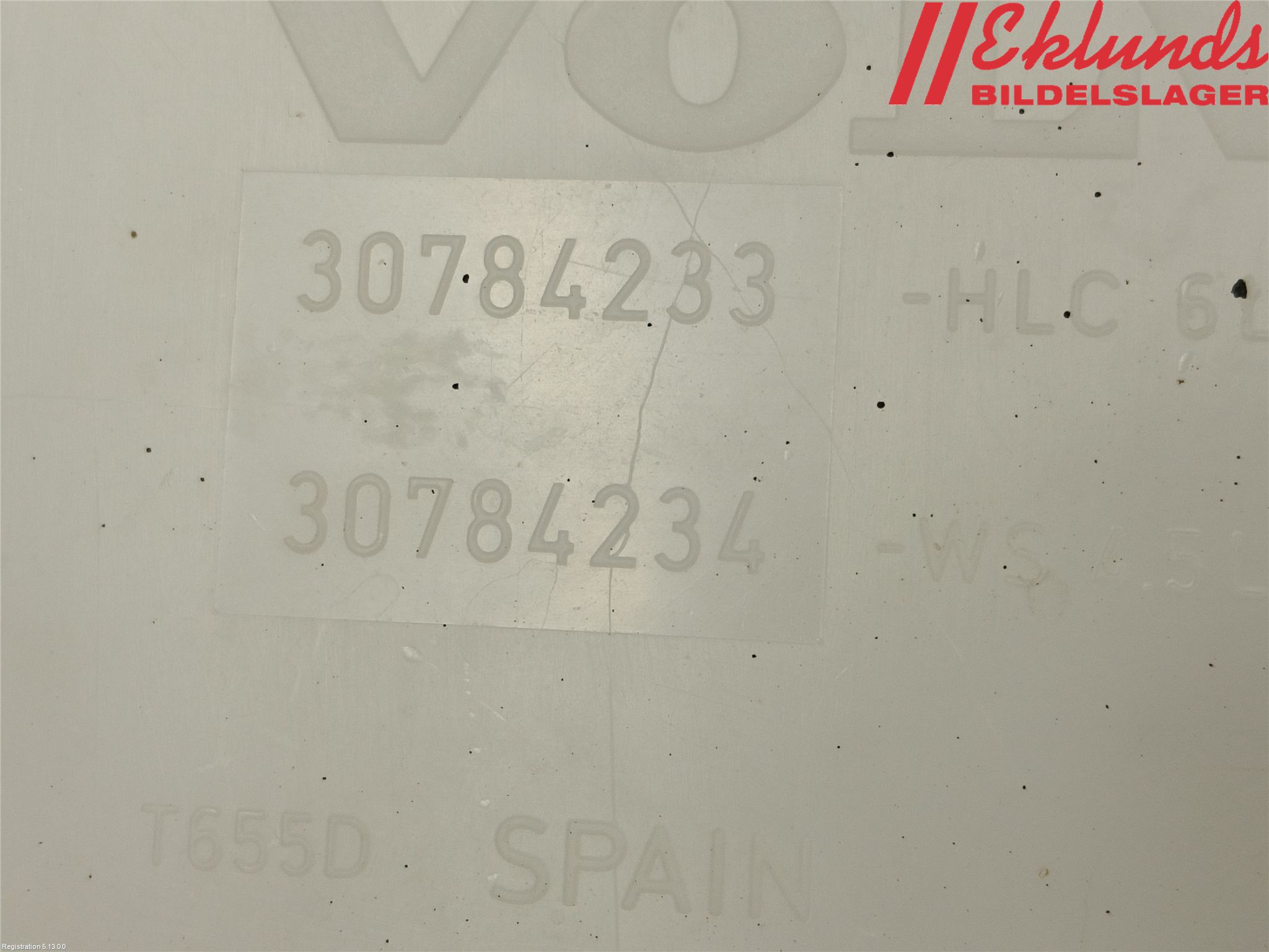 Volvo V70 14-16 Spolartank Vindruta