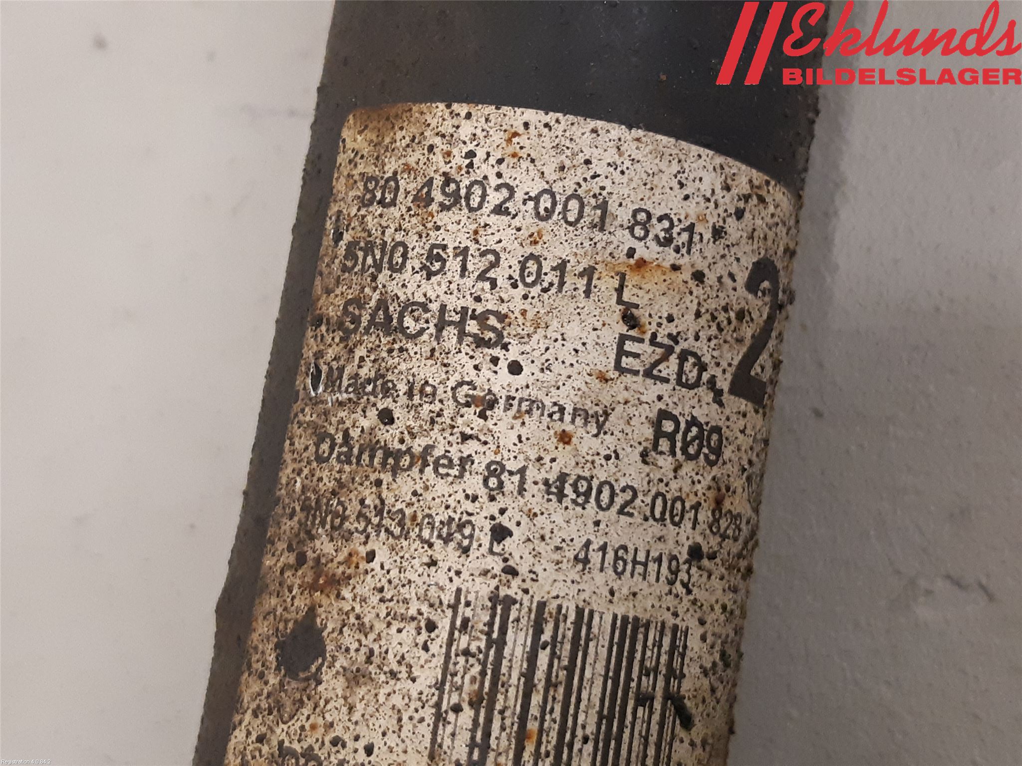 Volkswagen VW TIGUAN 07-16 Stötdämpare Bak