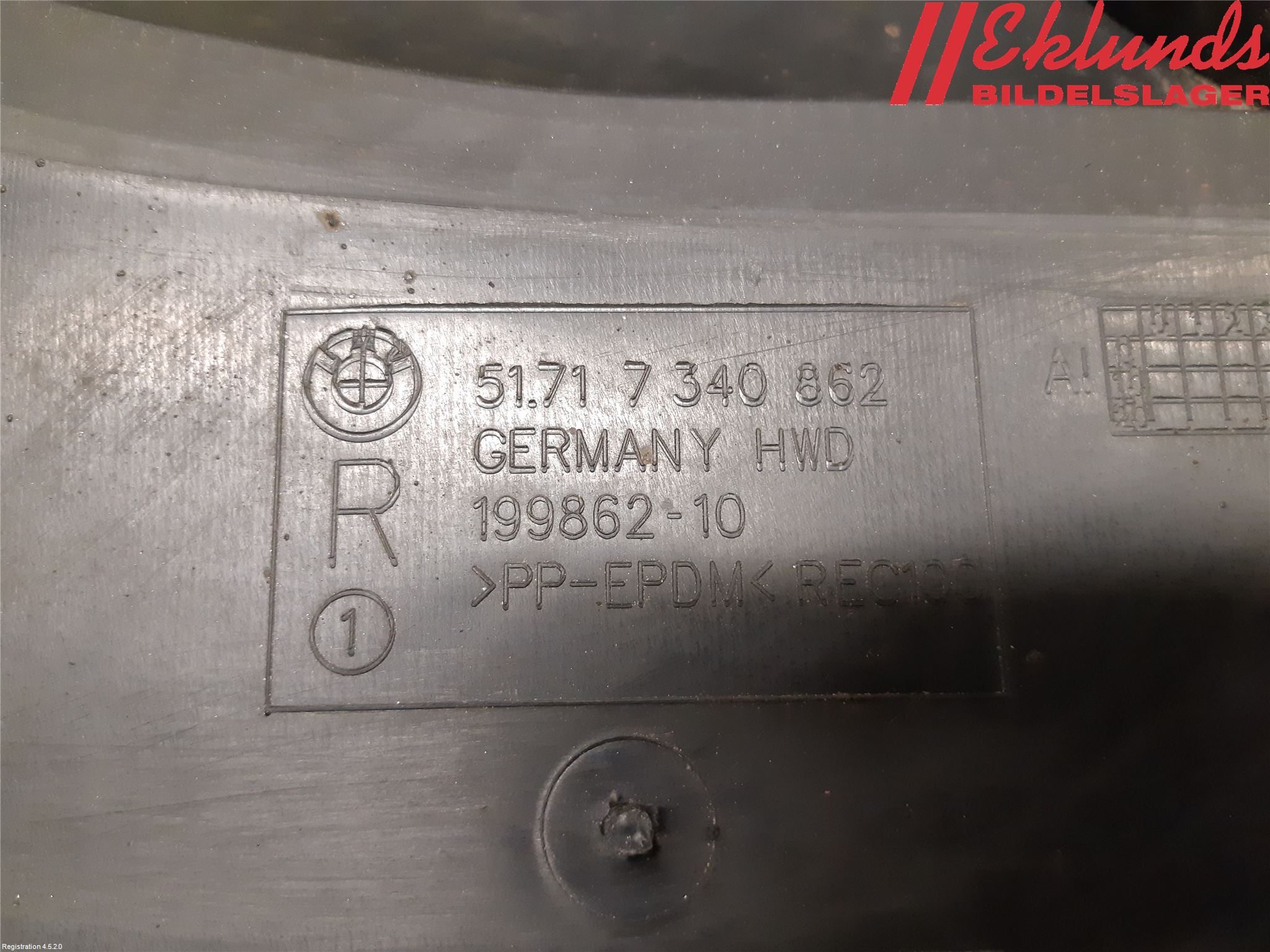 BMW 3 G20/G21/G80/G81 19- Skärm Inner
