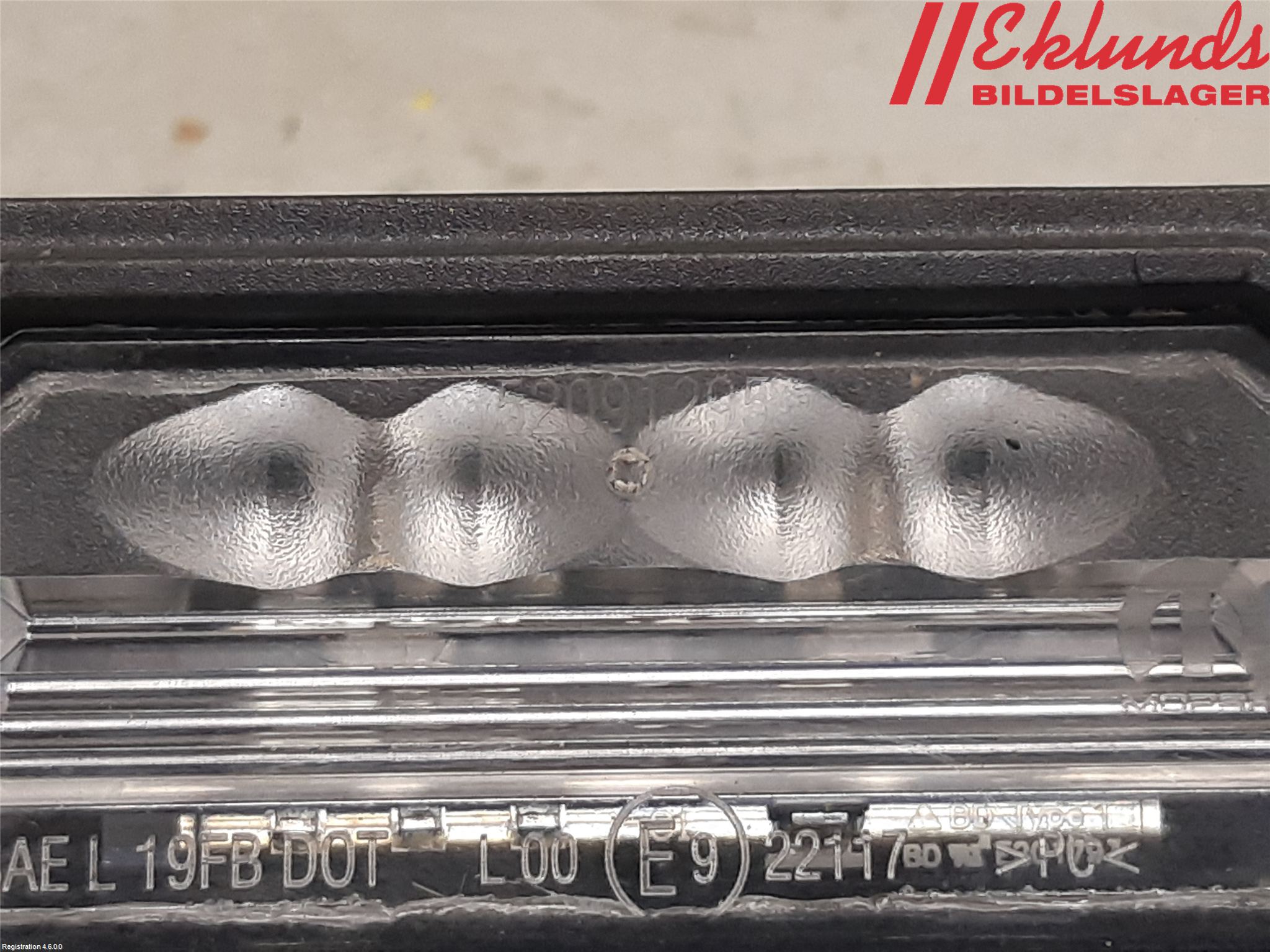 Fiat 500e 20- Skylt Belysning