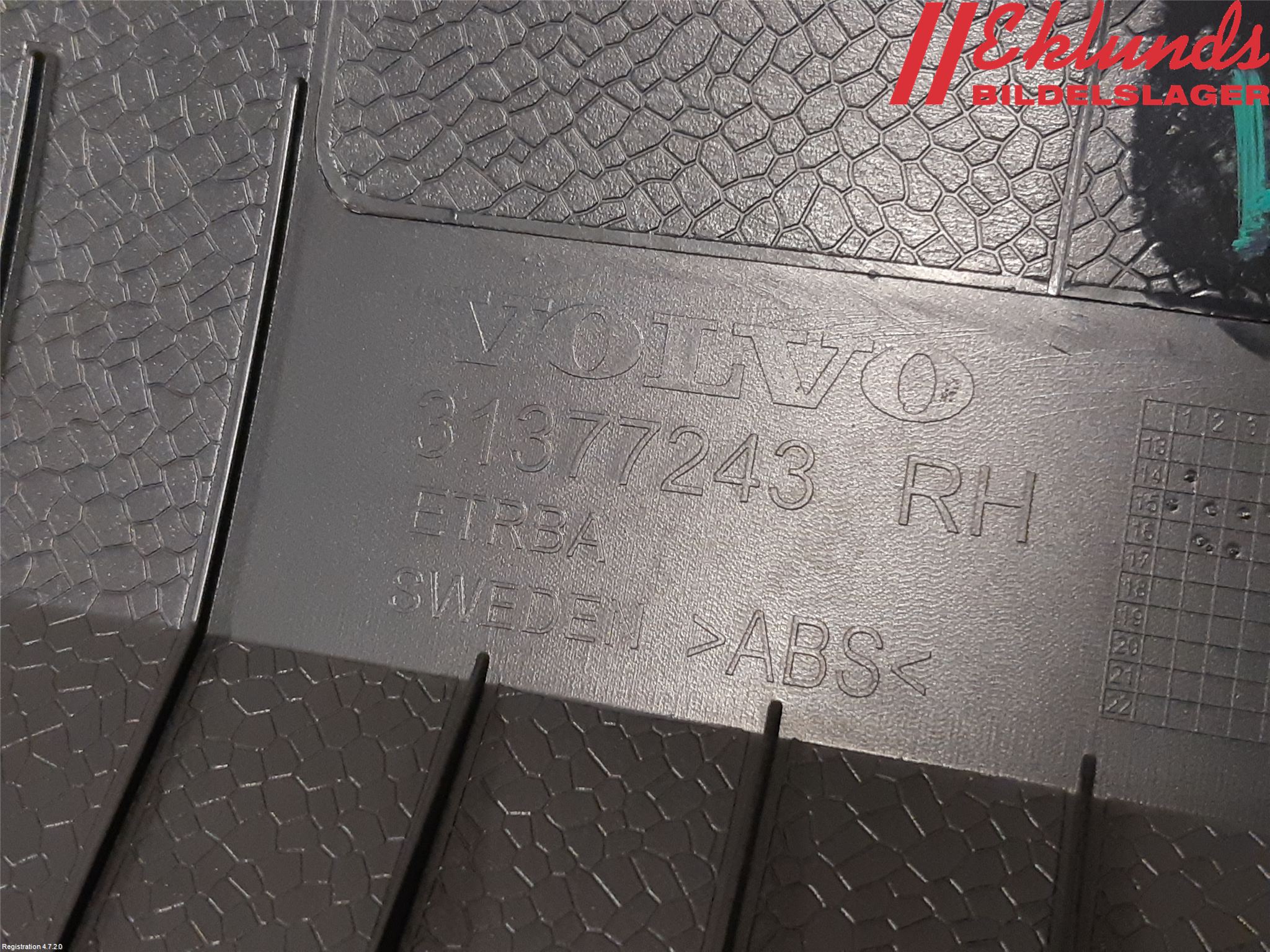 Volvo XC90/RECHARGE 16- Inr Plastd A-B-C Stolpe
