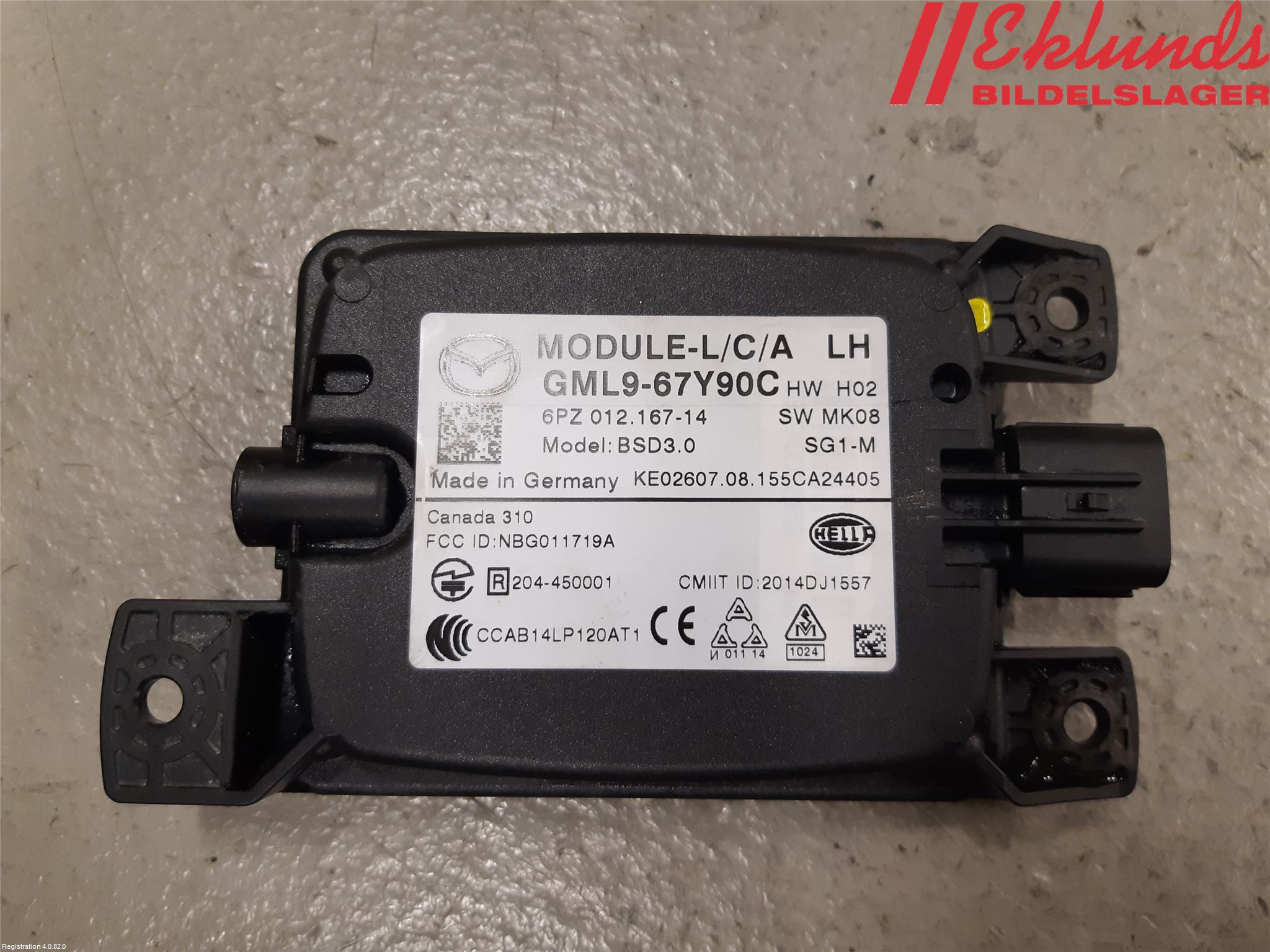 Mazda 6 13- Sensor Aktivt Kollisionsskydd