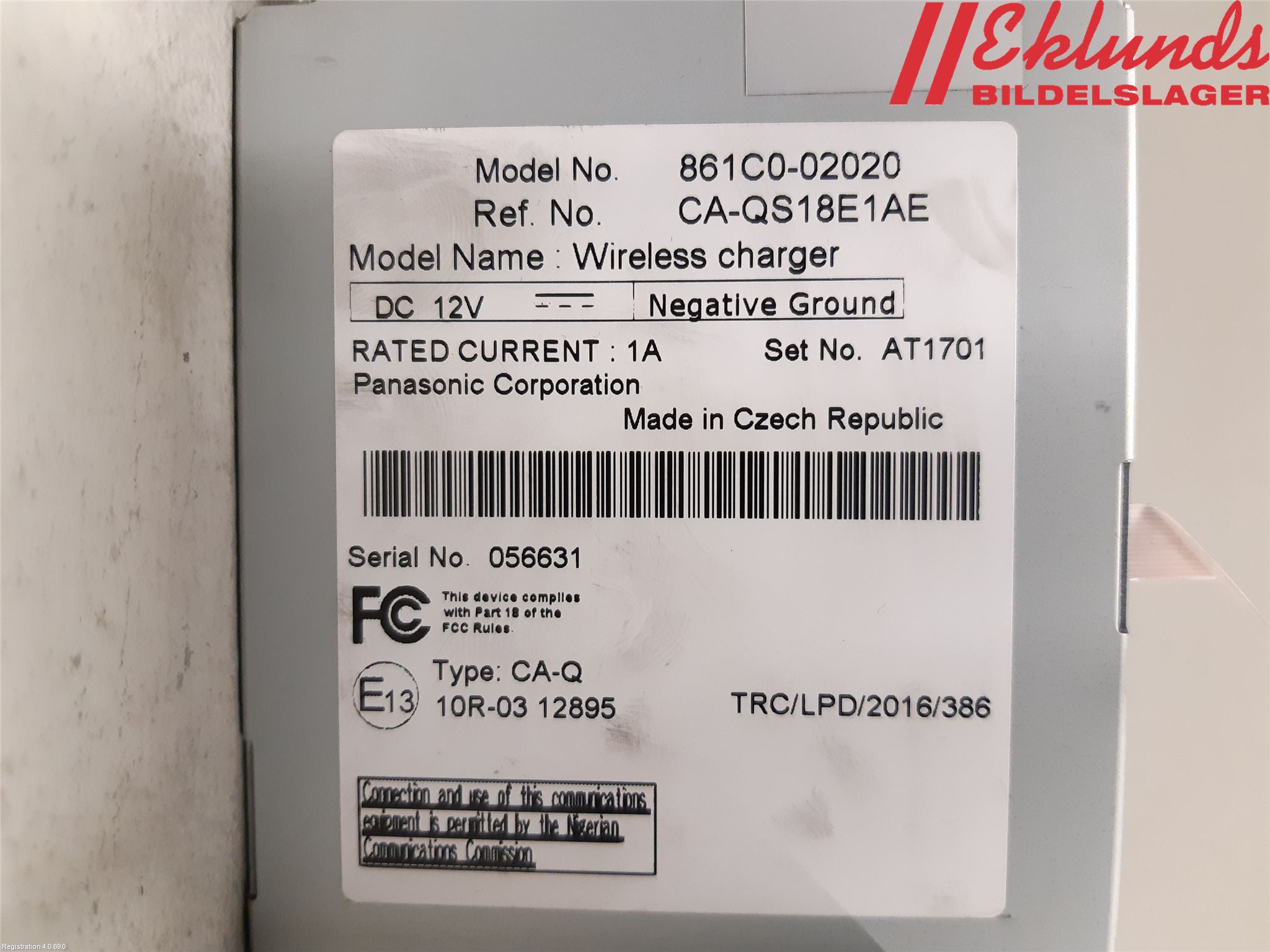 Toyota COROLLA 19- El Övrigt