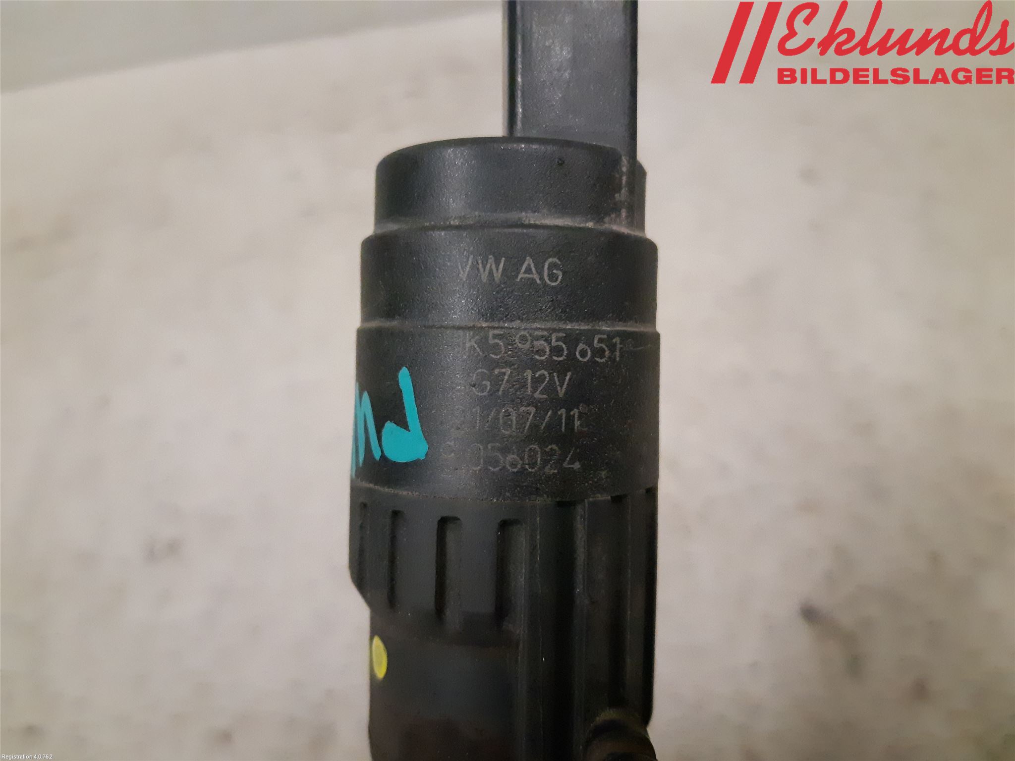 Volkswagen VW TRANSP/CARAVELLE (T5) 04-15 Spolarpump Vindruta