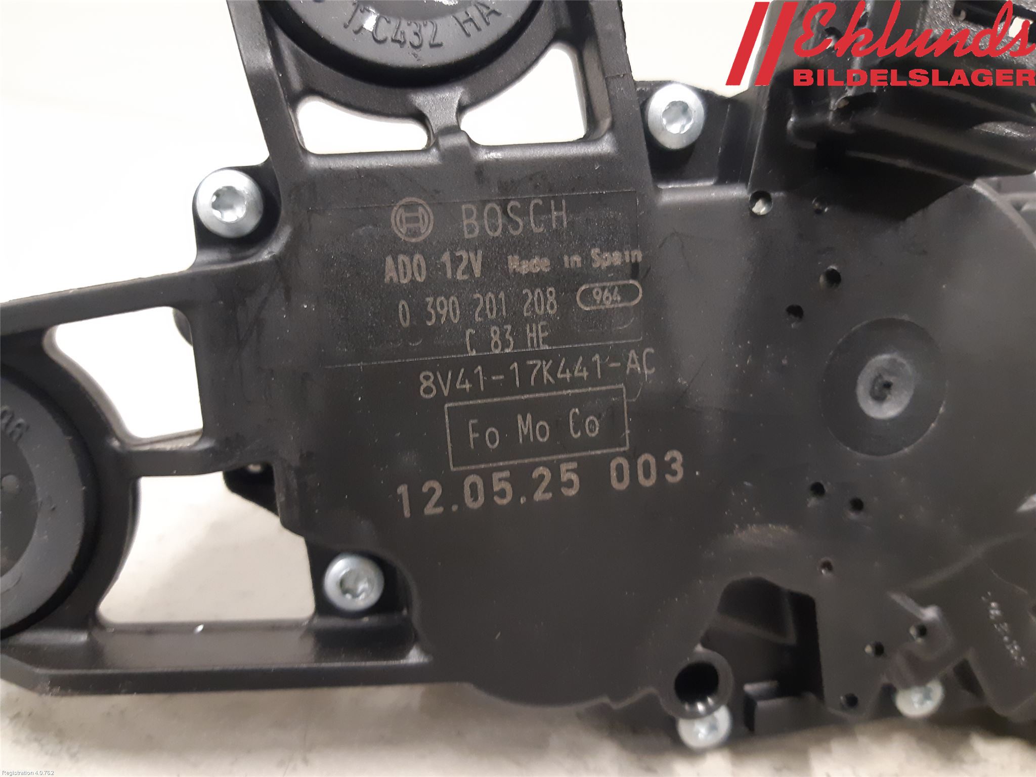 Ford KUGA 08-12 Torkarmotor Baklucka