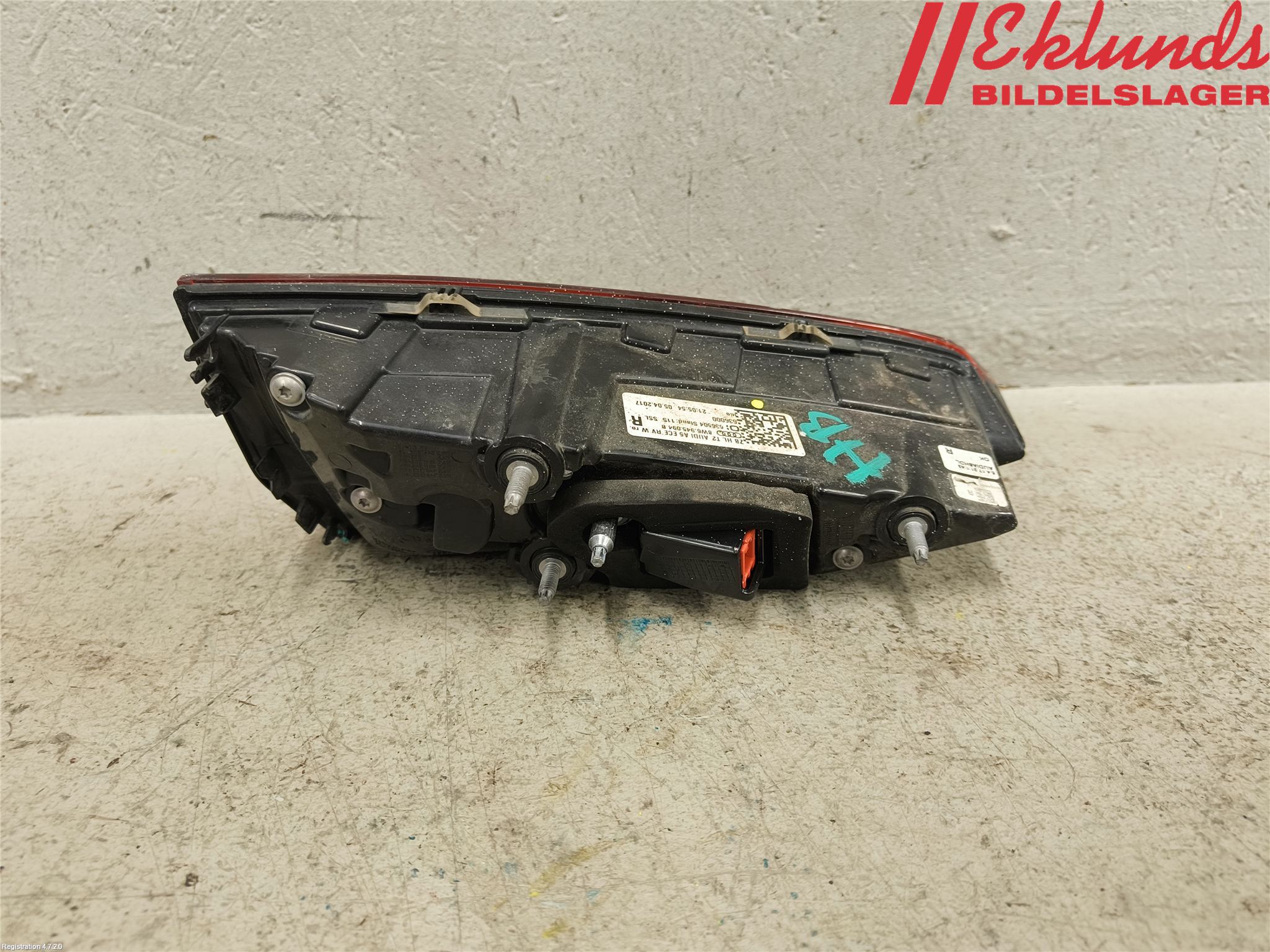 Audi A5 17- Bakljus Lucka Hö