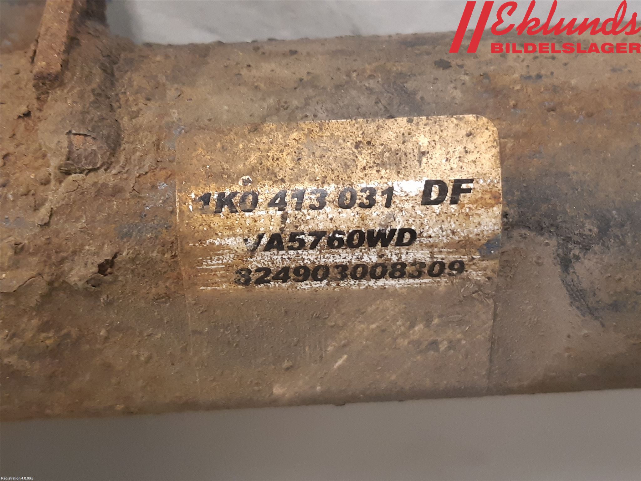 Volkswagen VW GOLF VI 09-13 Fjäderben Fram Höger