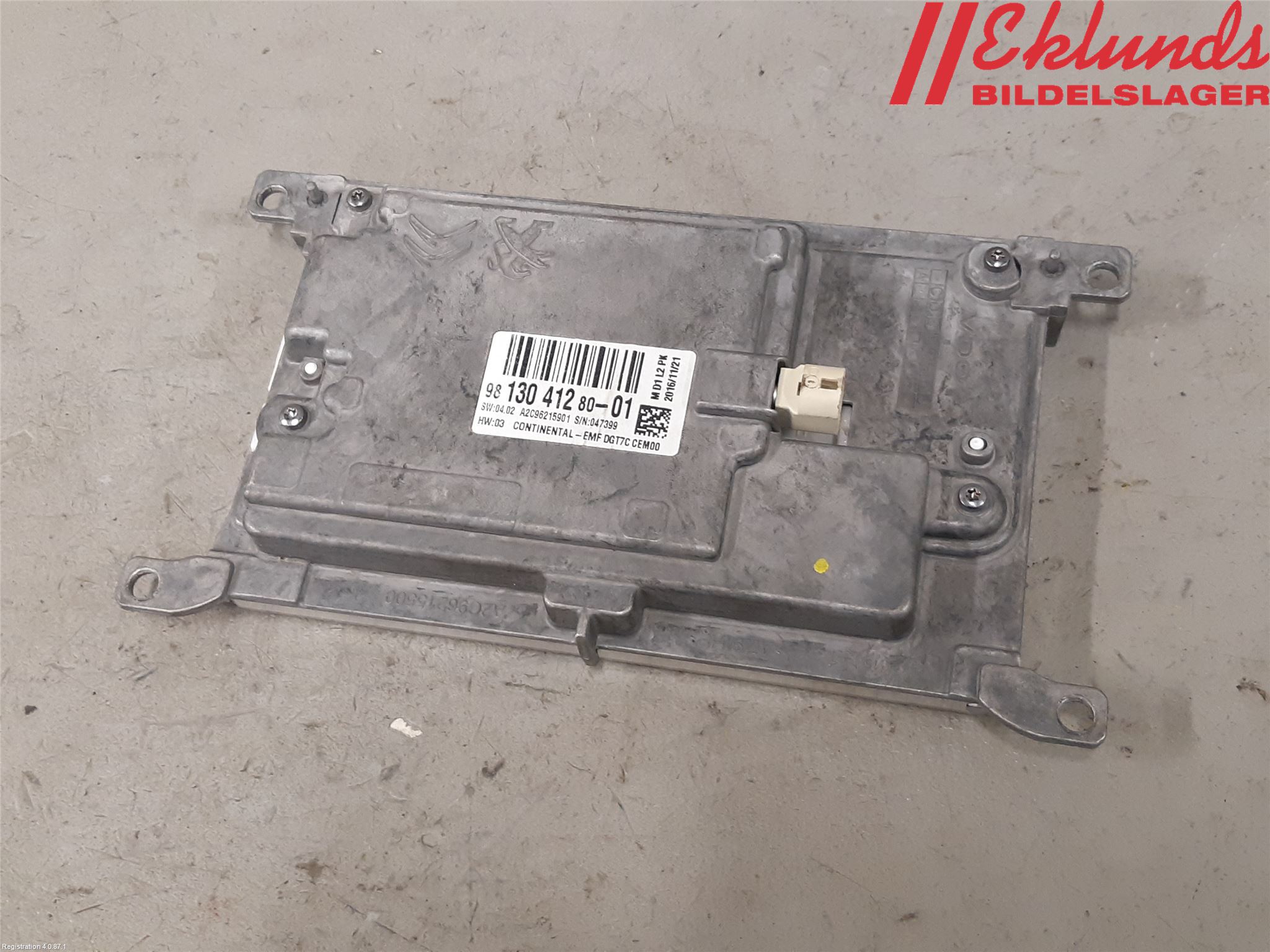 Citroen JUMPY/E-JUMPY 16- Bildskärm