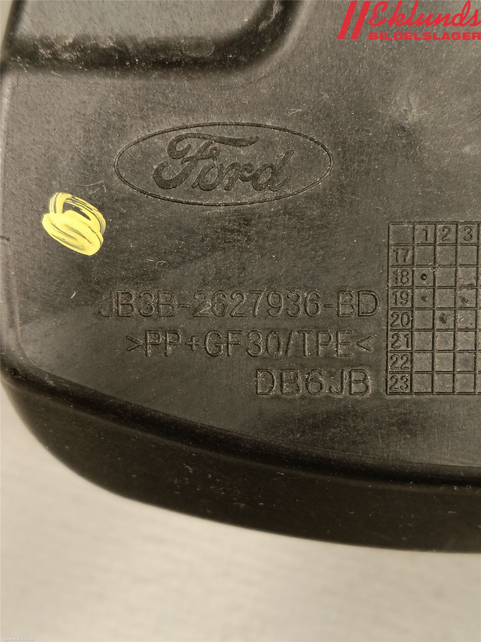 Ford RANGER EU 12-23 Tanklucka