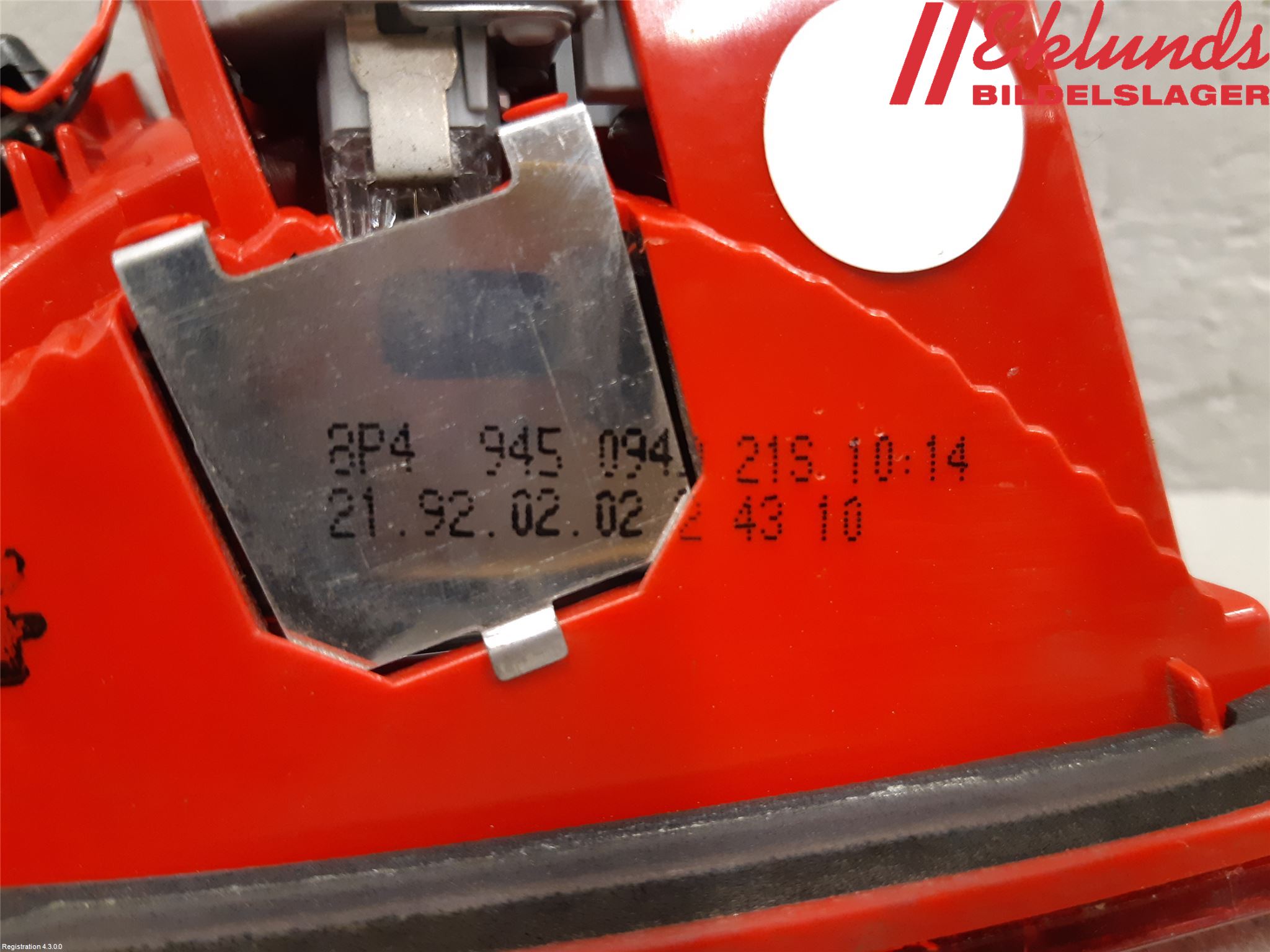 Audi A3/S3 05-13 Bakljus Lucka Hö