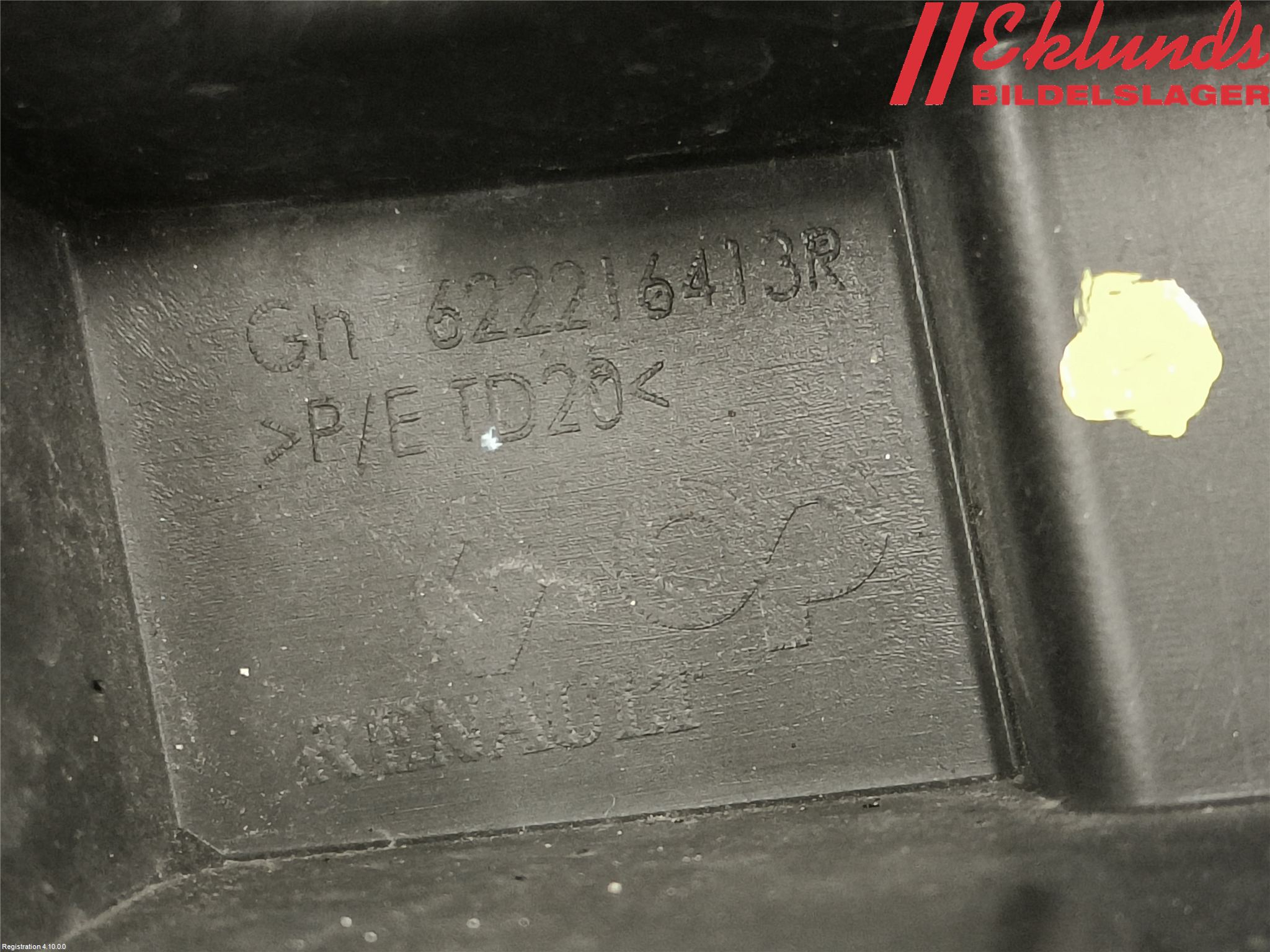 Renault SCÉNIC III / GRAND SCÉNIC 09-16 Stötfångarfäste Fram Vä