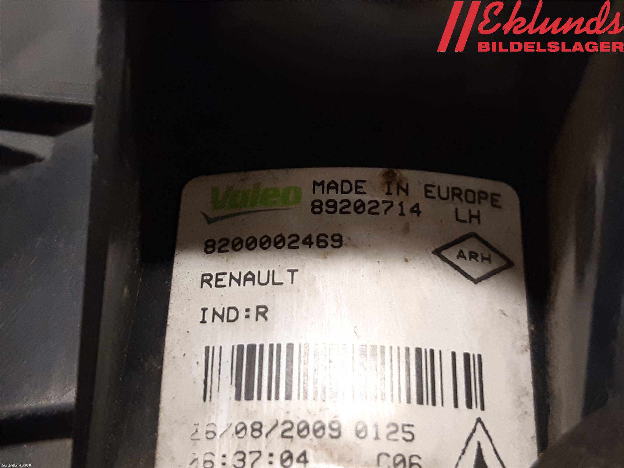 Renault CLIO III  09-12 Dimljus-Varselljus Fram