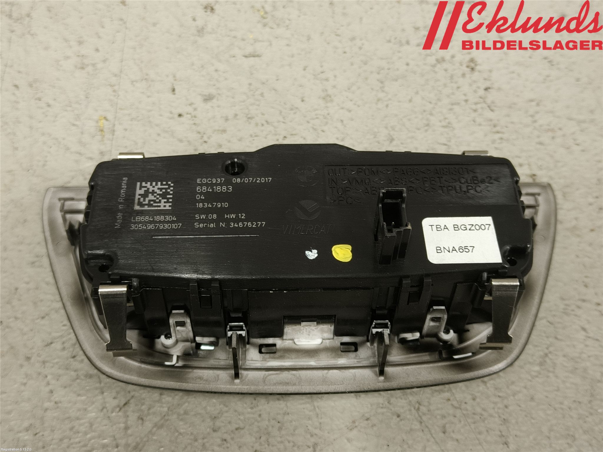 BMW 5 G30/G31/F90 17-23 Strömställare Ljus