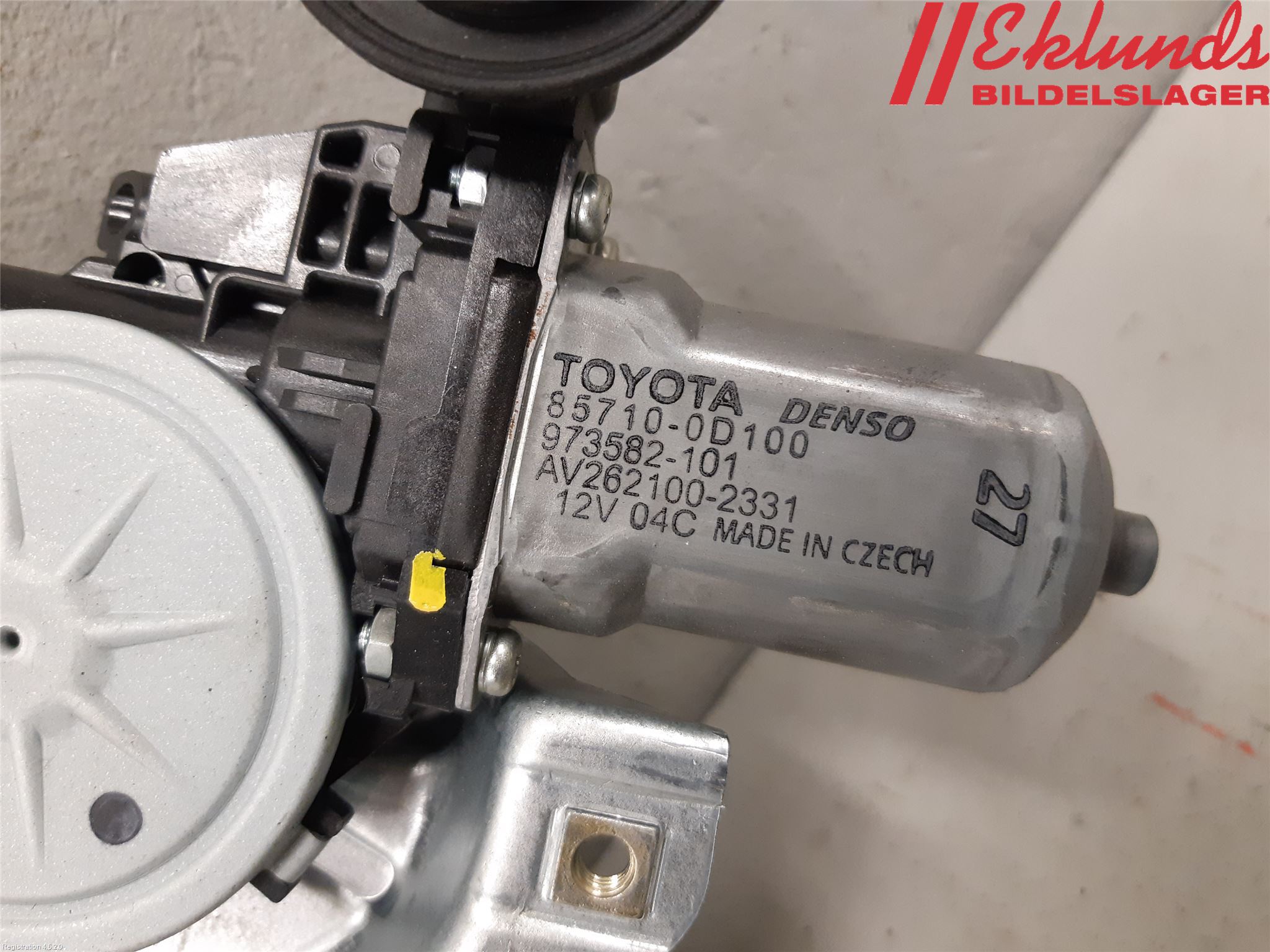 Toyota YARIS XP130 15-20 Fönsterhiss El Kompl