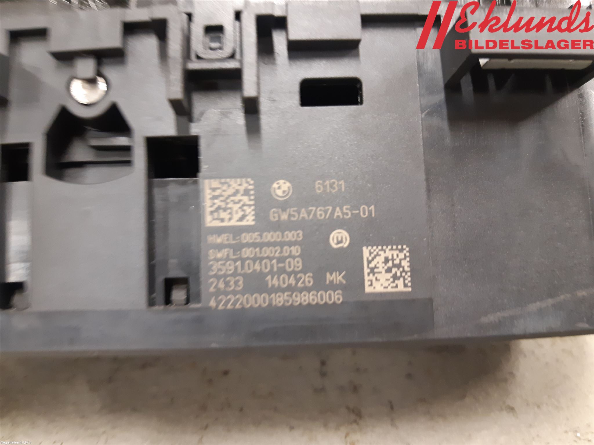 BMW iX I20 22- Strömställare Övrigt