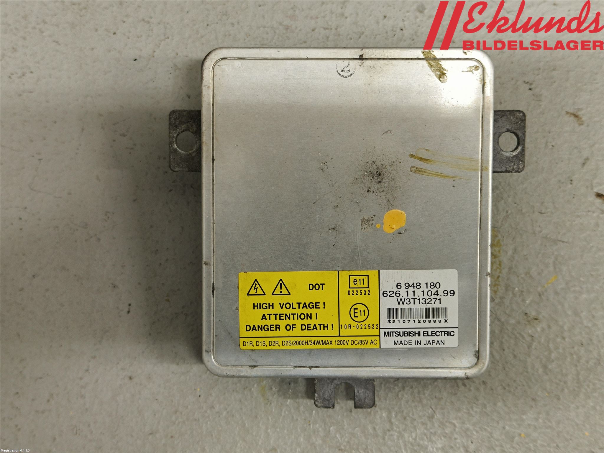 Volvo V70 08-13 Styrenhet Strålkastare