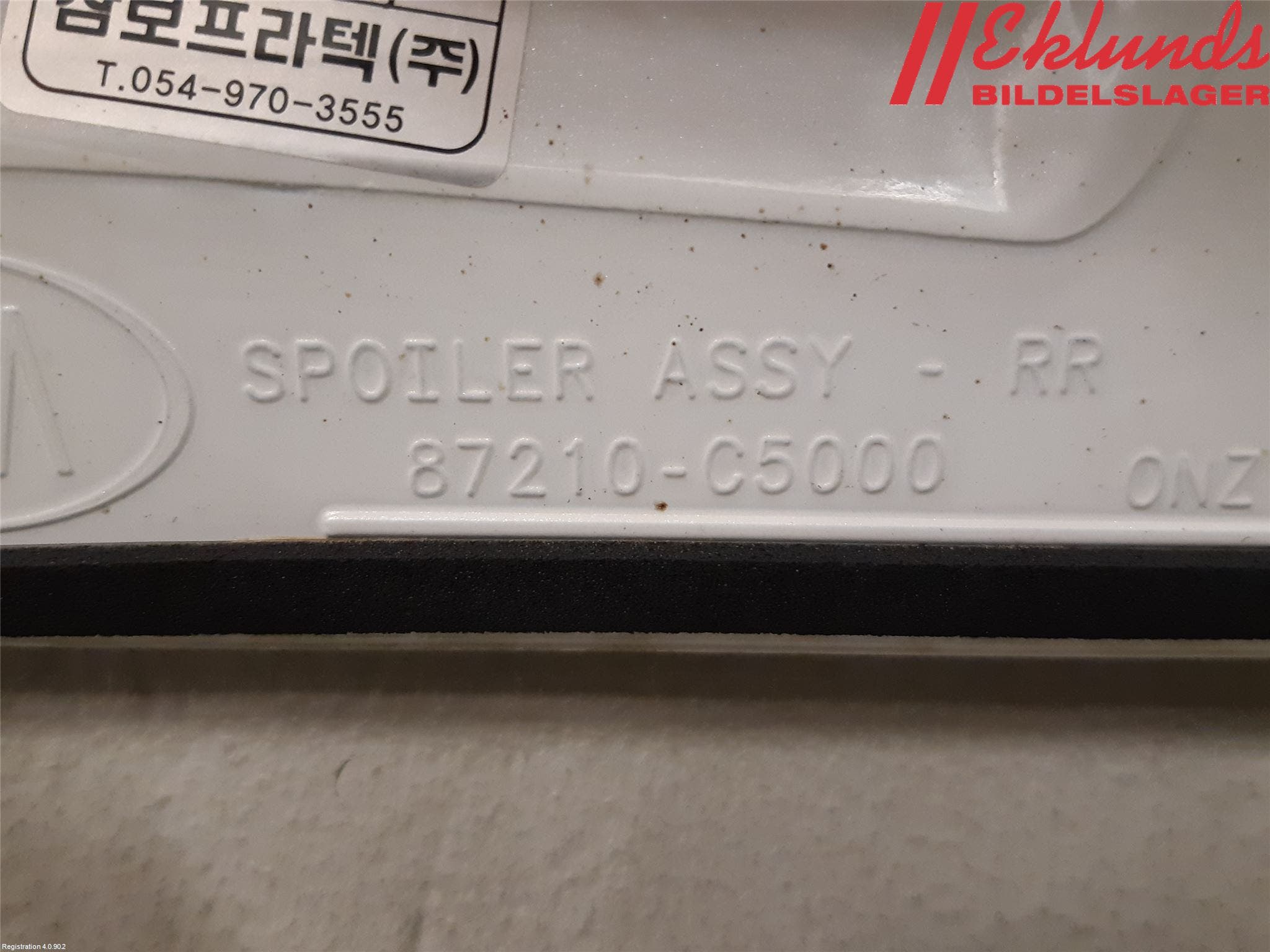 Kia SORENTO 15-20 Spoiler Baklucka